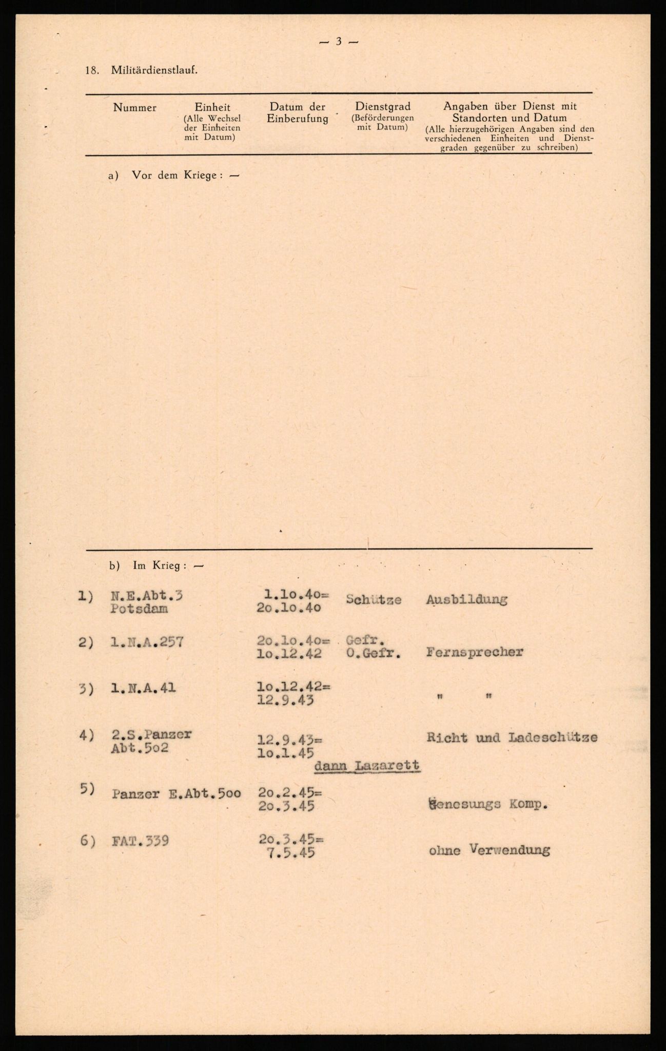 Forsvaret, Forsvarets overkommando II, AV/RA-RAFA-3915/D/Db/L0035: CI Questionaires. Tyske okkupasjonsstyrker i Norge. Tyskere., 1945-1946, p. 303