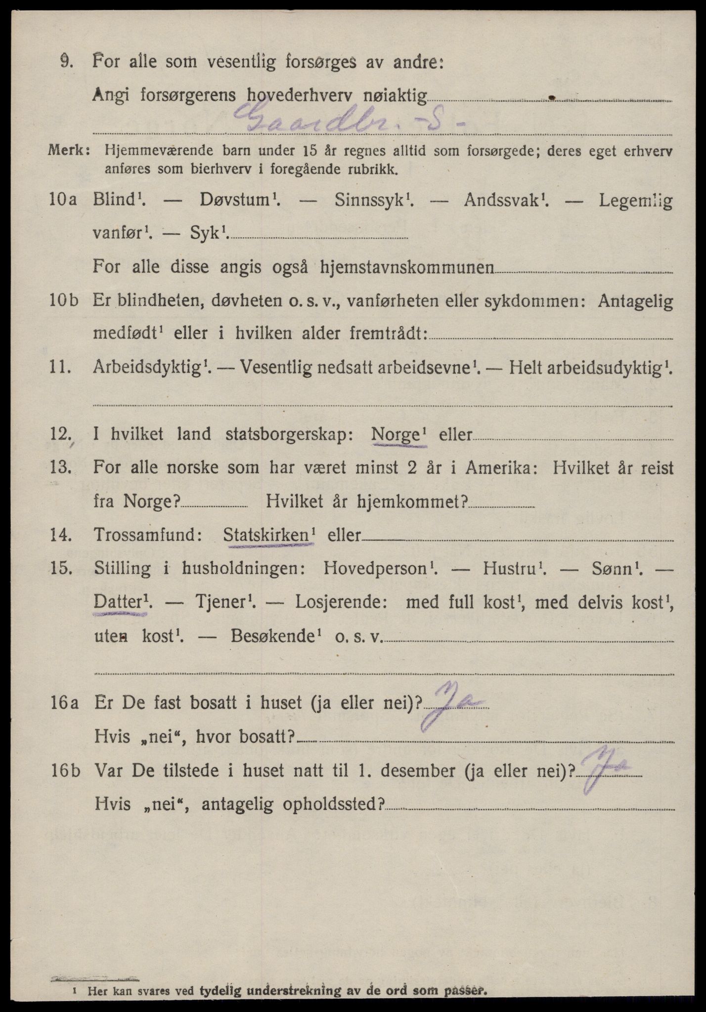 SAT, 1920 census for Øre, 1920, p. 2720