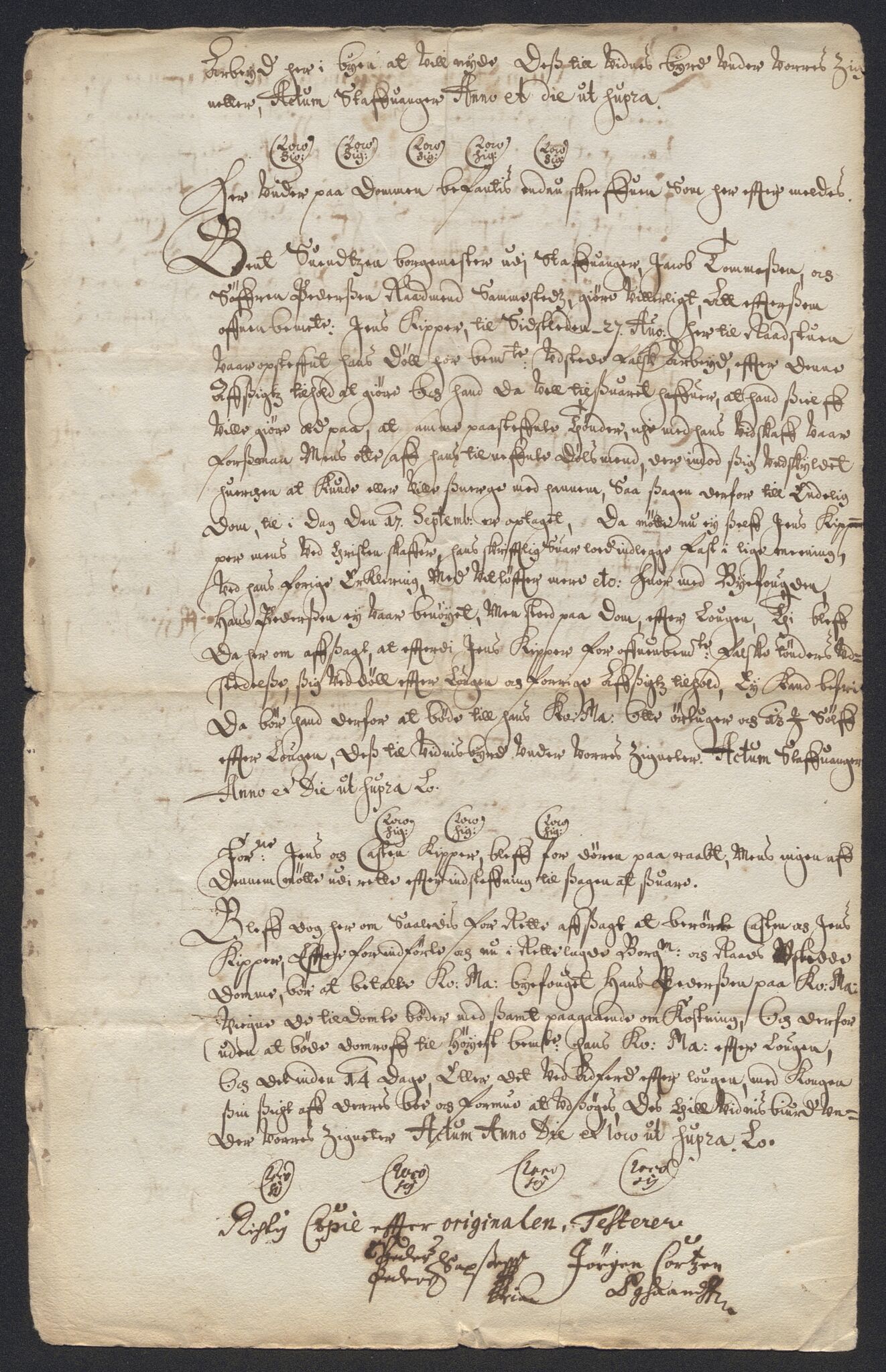 Rentekammeret inntil 1814, Reviderte regnskaper, Byregnskaper, AV/RA-EA-4066/R/Ro/L0316: [O14] Sikt og sakefall, 1662-1693, p. 147