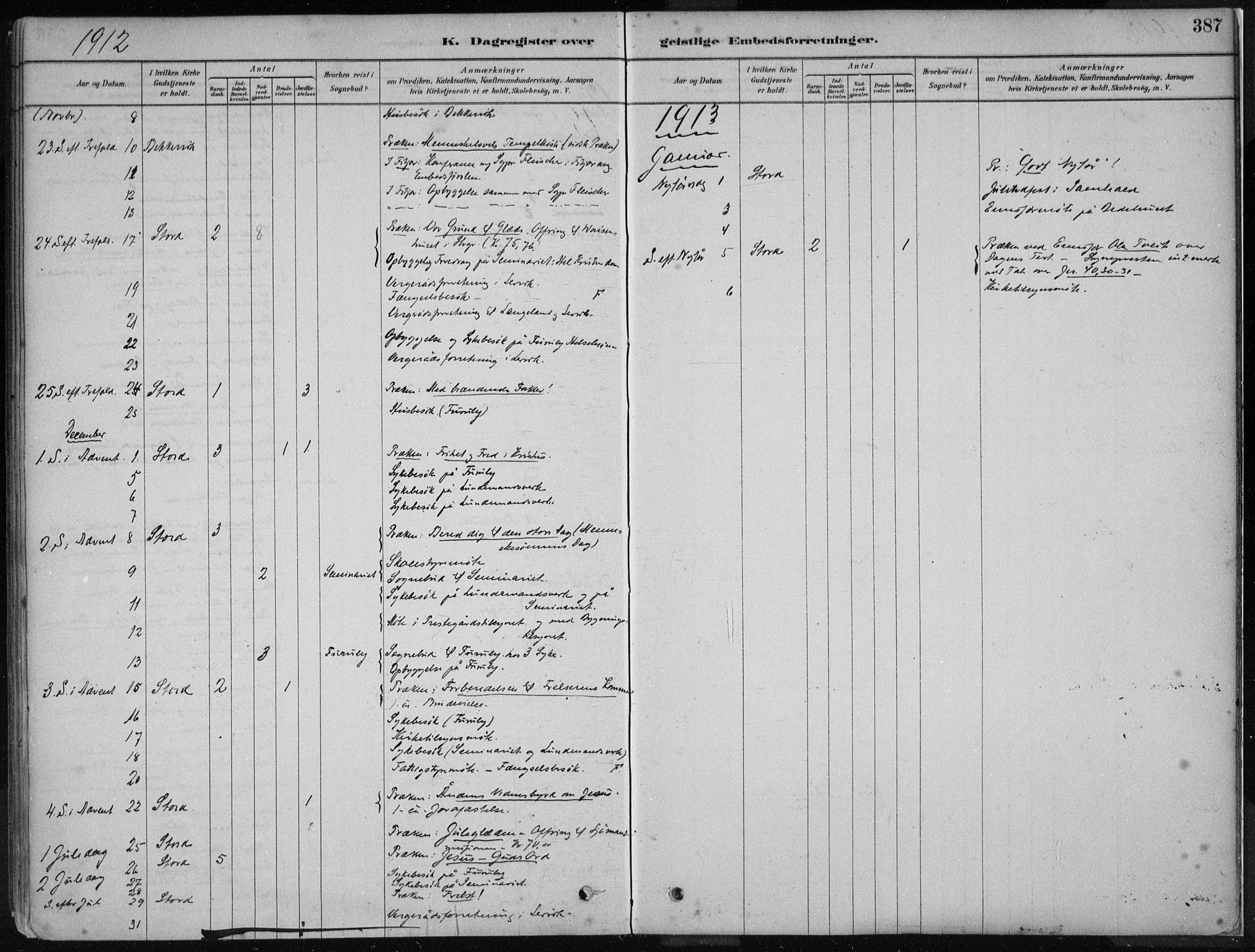 Stord sokneprestembete, SAB/A-78201/H/Haa: Parish register (official) no. B 2, 1878-1913, p. 387