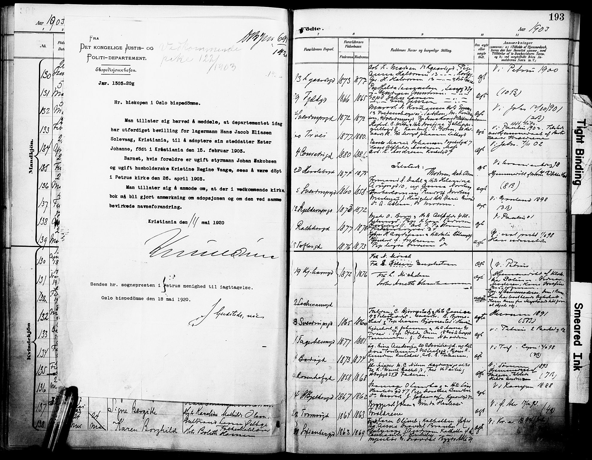 Petrus prestekontor Kirkebøker, SAO/A-10872/F/Fa/L0005: Parish register (official) no. 5, 1899-1903
