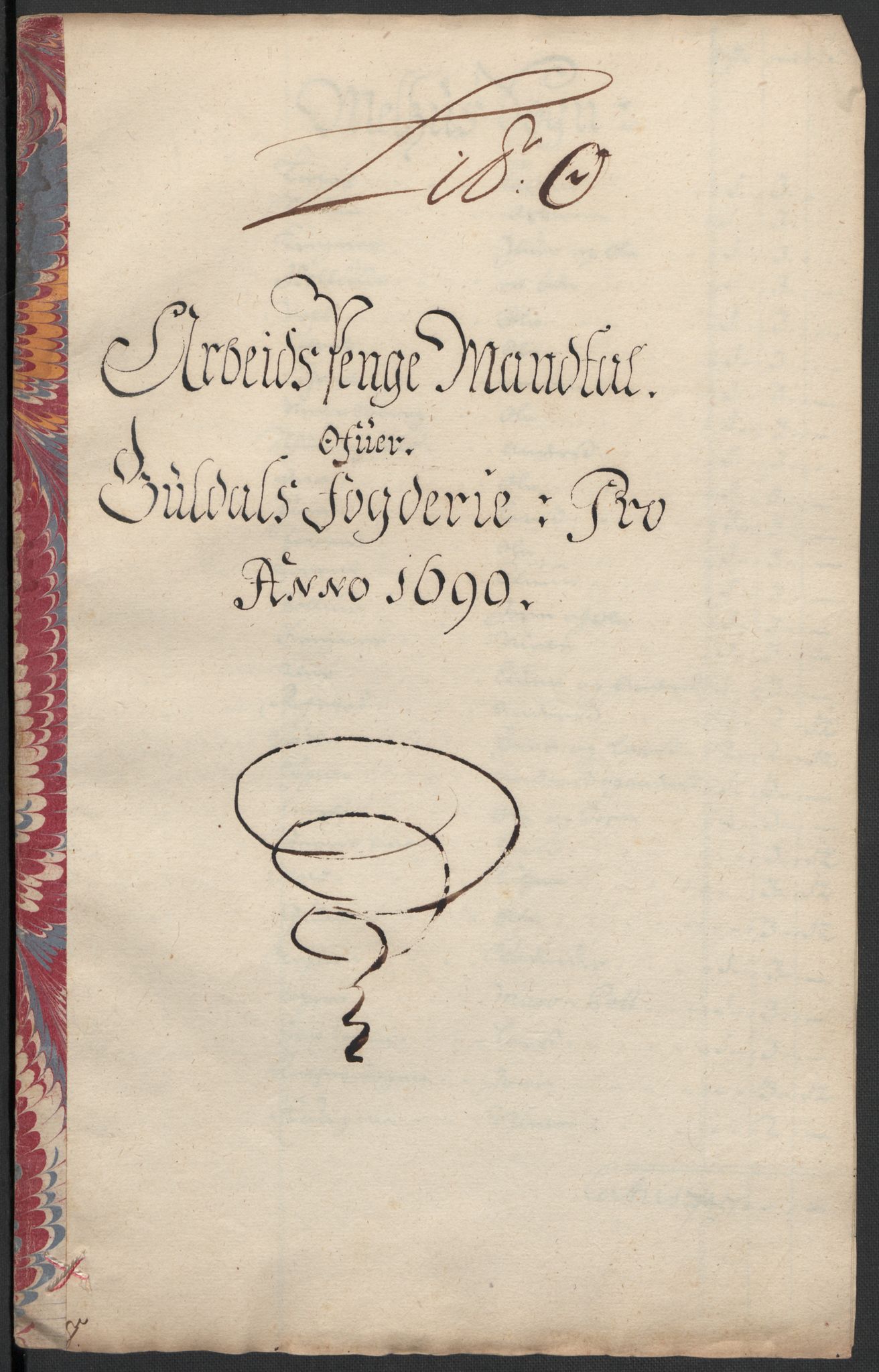 Rentekammeret inntil 1814, Reviderte regnskaper, Fogderegnskap, RA/EA-4092/R59/L3940: Fogderegnskap Gauldal, 1689-1690, p. 351