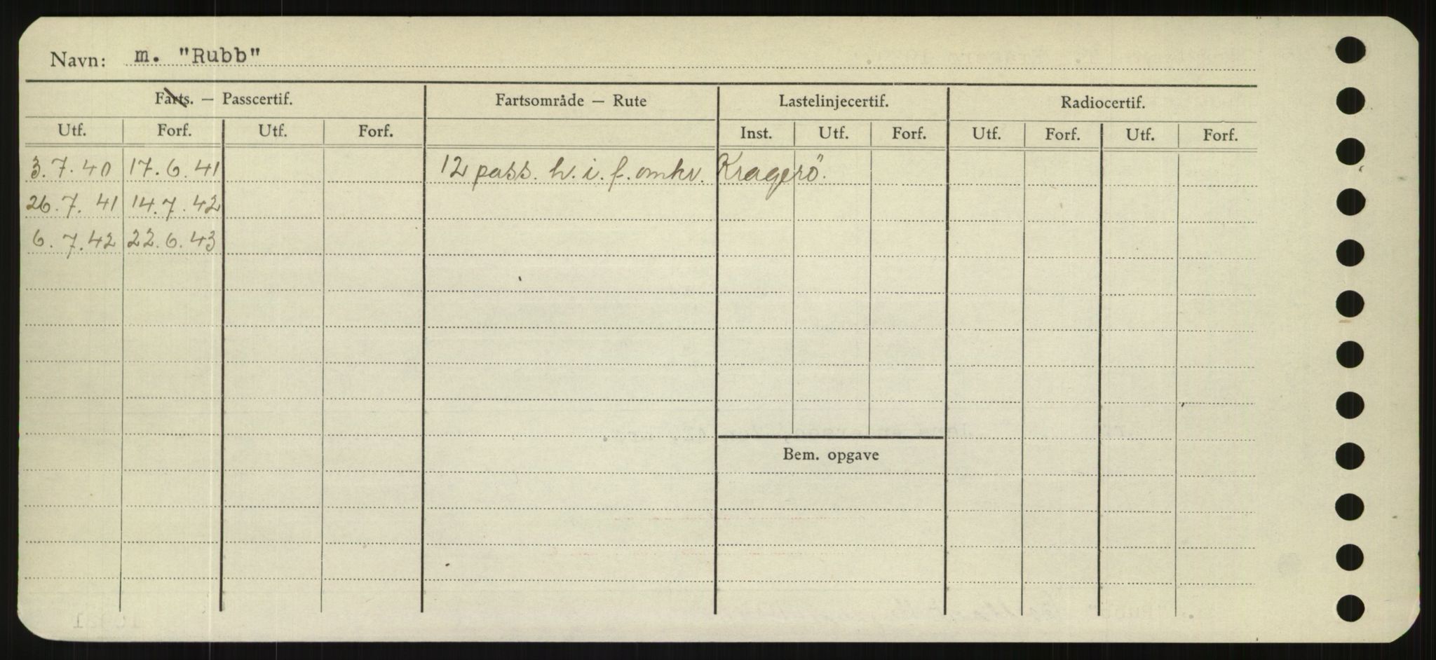 Sjøfartsdirektoratet med forløpere, Skipsmålingen, RA/S-1627/H/Hd/L0031: Fartøy, Rju-Sam, p. 264