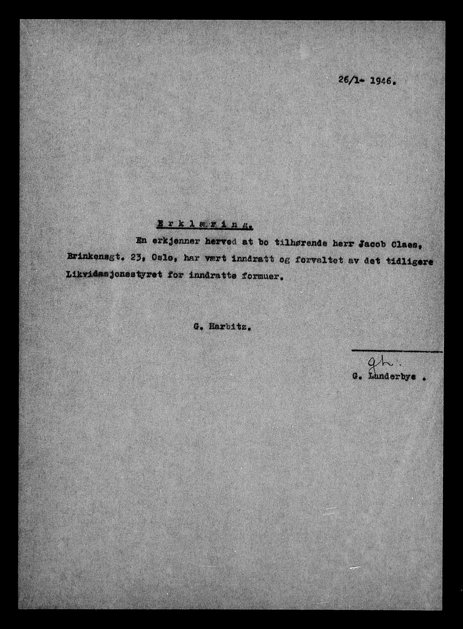 Justisdepartementet, Tilbakeføringskontoret for inndratte formuer, AV/RA-S-1564/H/Hc/Hcc/L0928: --, 1945-1947, p. 373