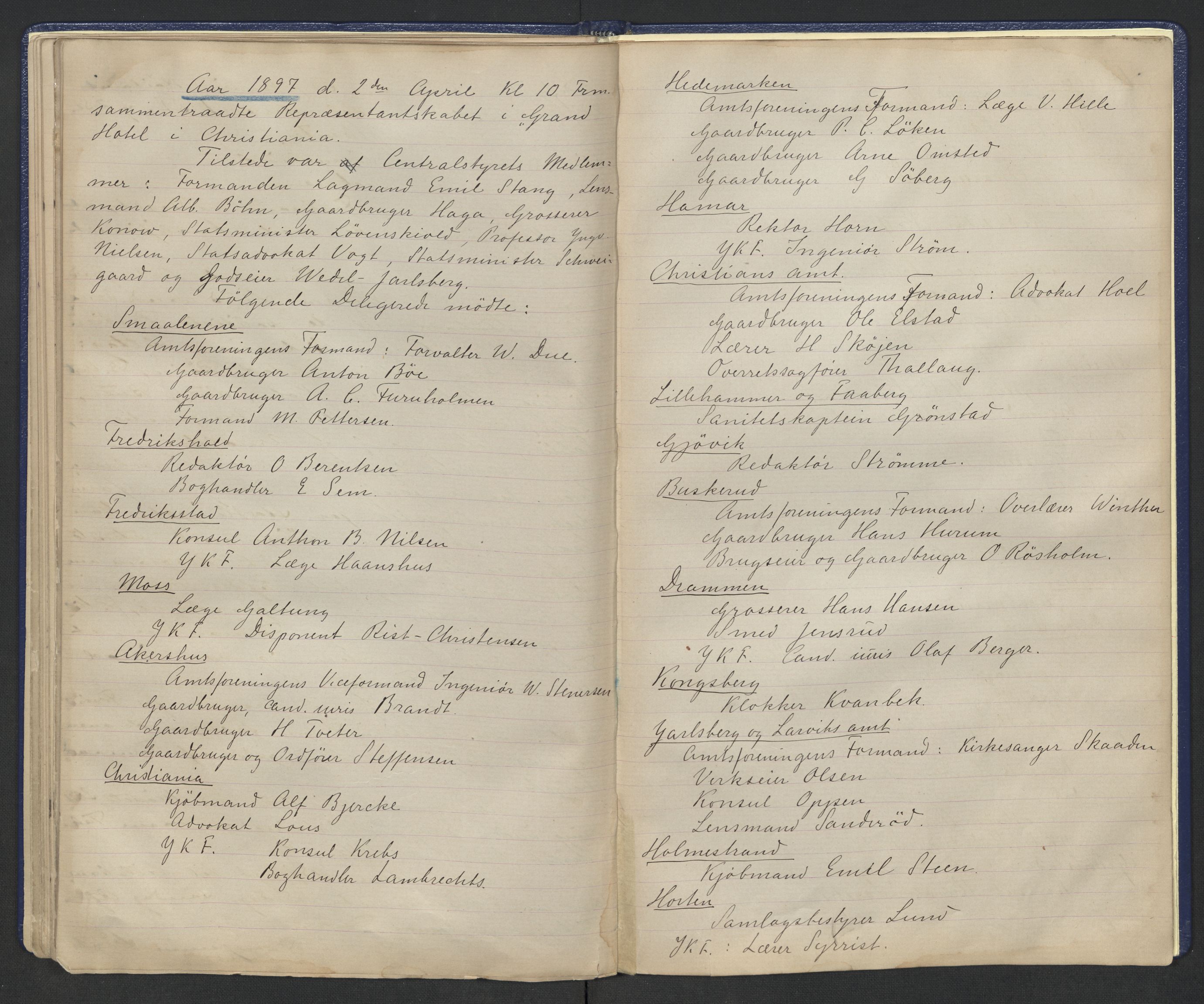 Høyres Hovedorganisasjon, AV/RA-PA-0583/1/A/Aa/L0001: De konservative foreningers centralstyre. Referatprotokoll, 1884-1897, p. 48