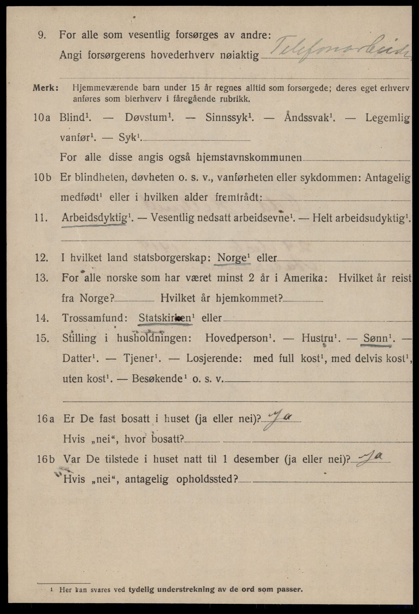 SAT, 1920 census for Ålesund, 1920, p. 34053