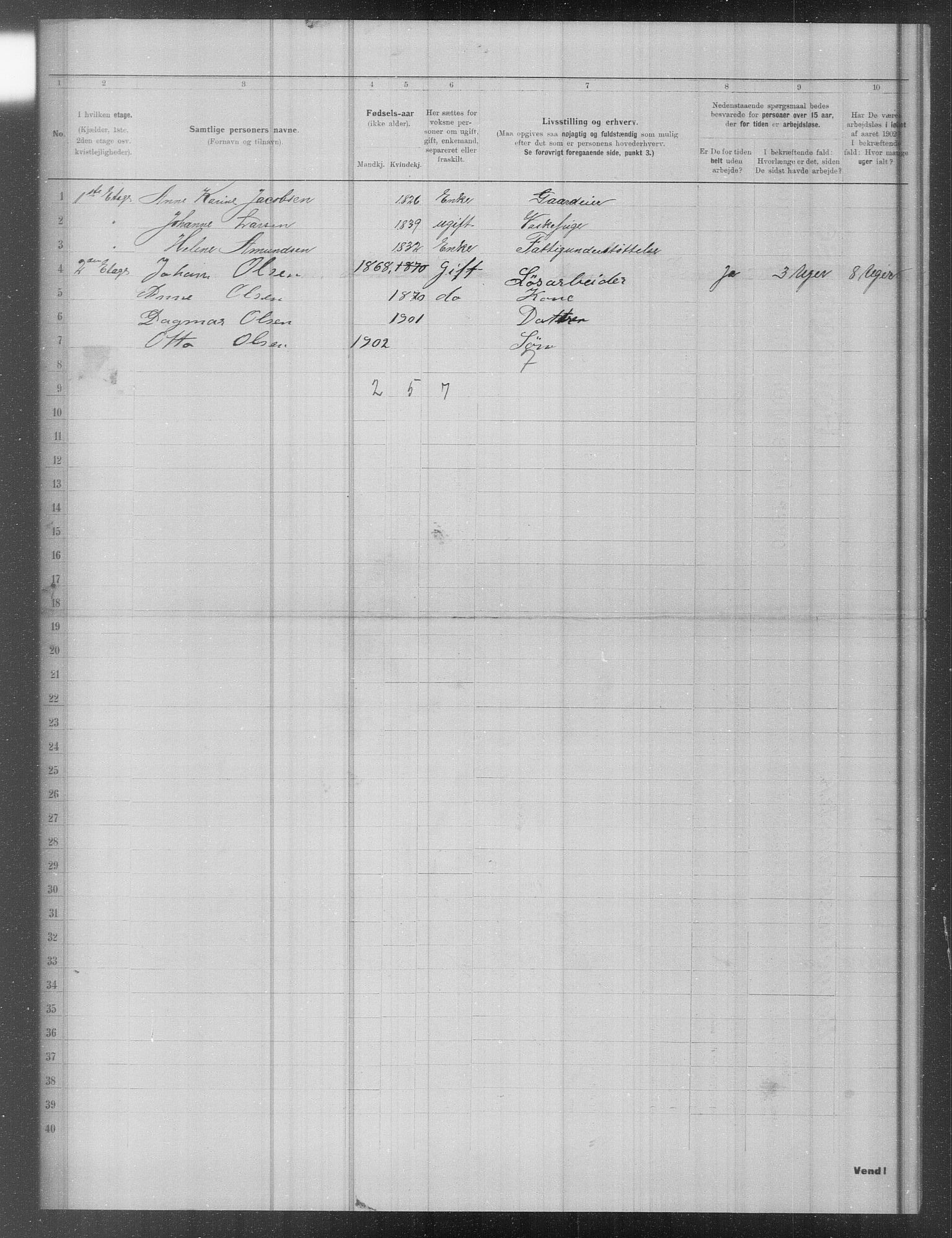 OBA, Municipal Census 1902 for Kristiania, 1902, p. 17922