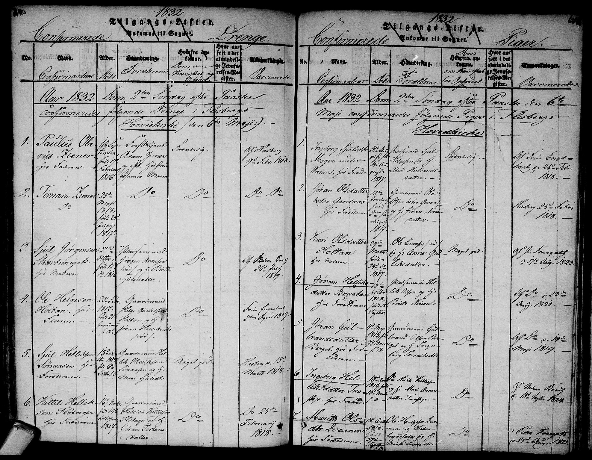 Flesberg kirkebøker, AV/SAKO-A-18/F/Fa/L0005: Parish register (official) no. I 5, 1816-1834, p. 617-618