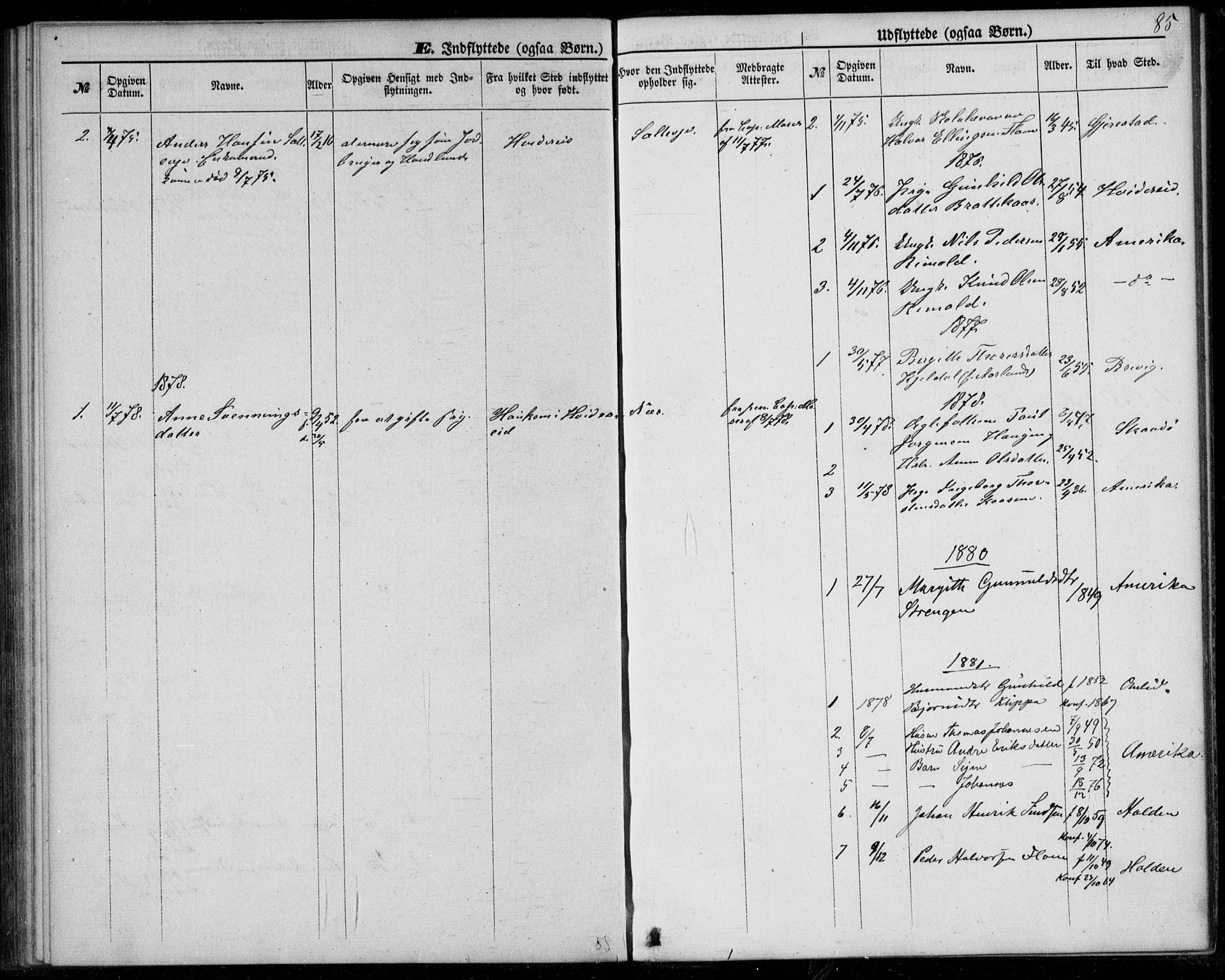Lunde kirkebøker, SAKO/A-282/F/Fb/L0002: Parish register (official) no. II 2, 1861-1881, p. 85