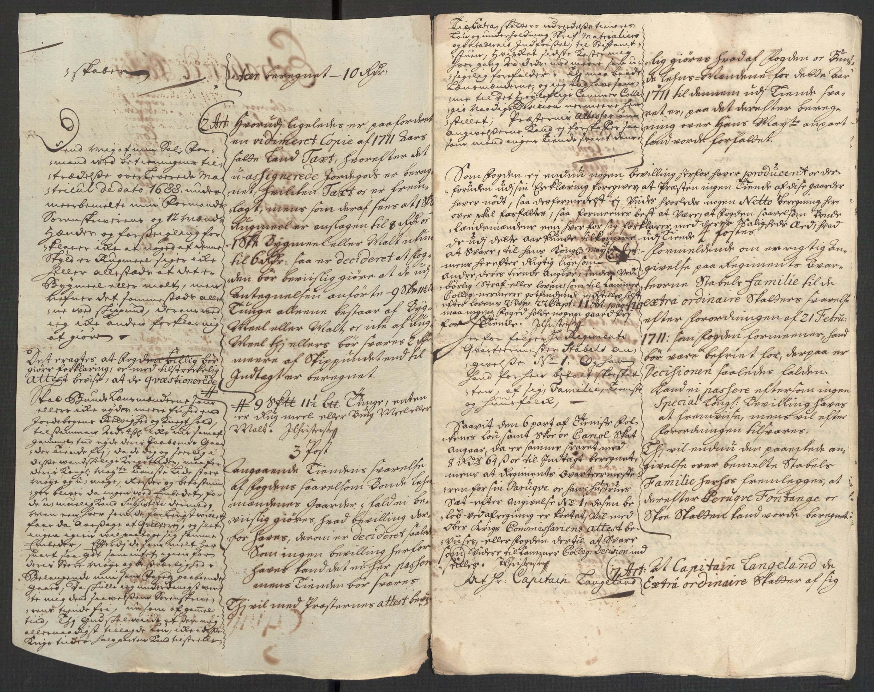 Rentekammeret inntil 1814, Reviderte regnskaper, Fogderegnskap, AV/RA-EA-4092/R16/L1048: Fogderegnskap Hedmark, 1711, p. 193