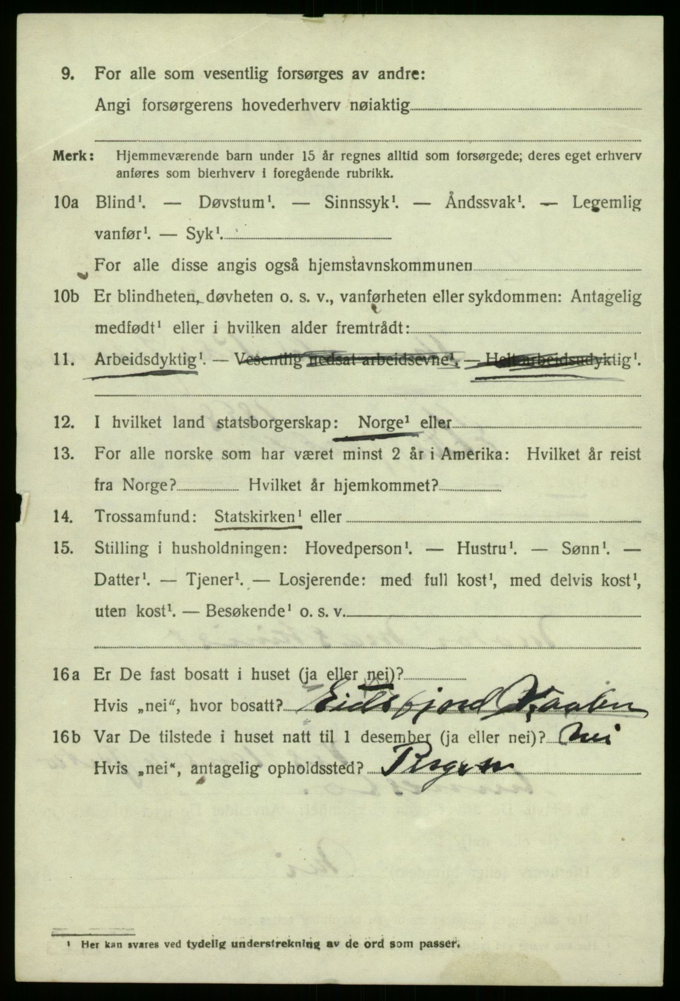 SAB, 1920 census for Laksevåg, 1920, p. 18021