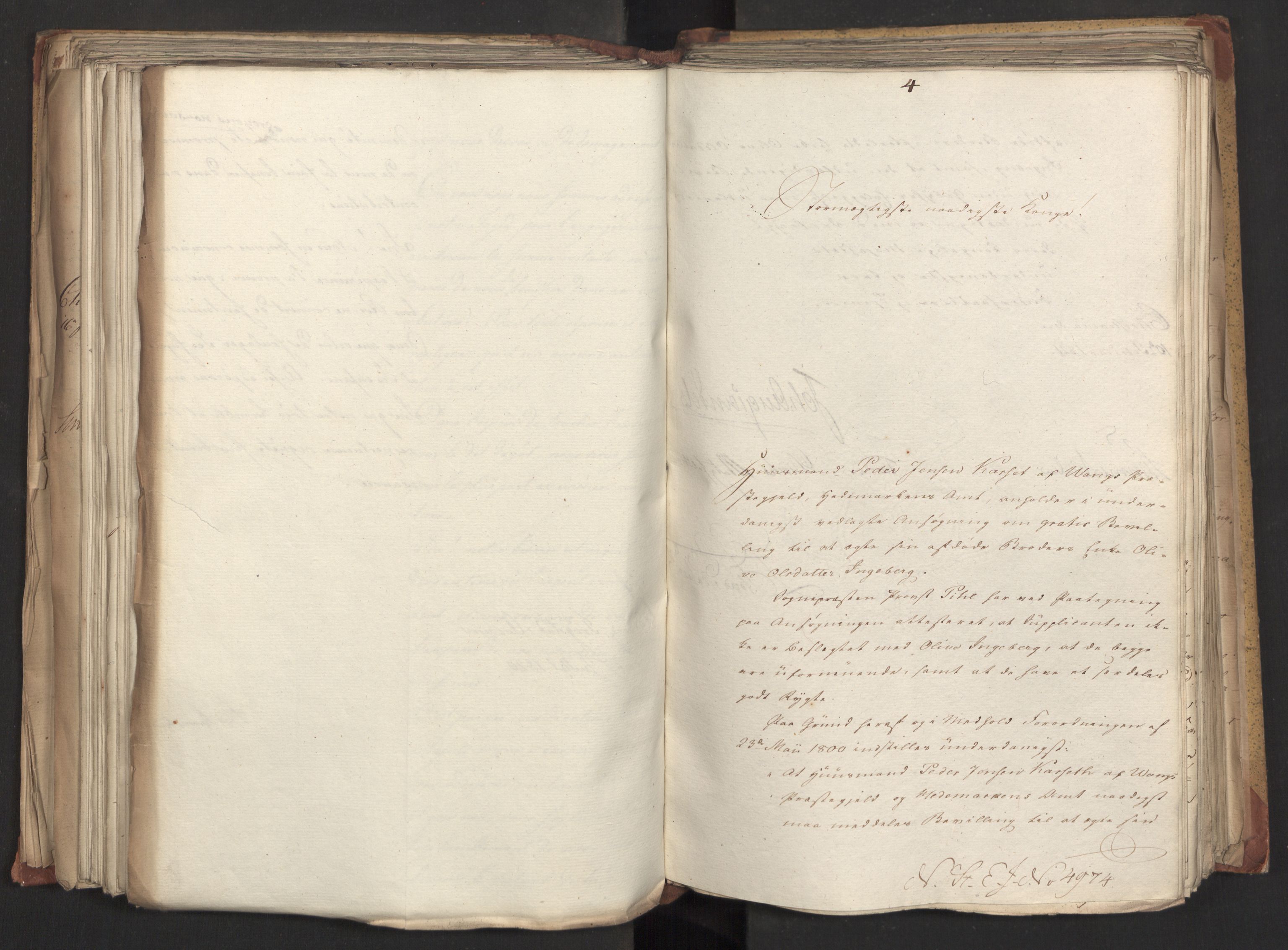 Statsrådsavdelingen i Stockholm, AV/RA-S-1003/D/Da/L0025: Regjeringsinnstillinger nr. 4873-5062, 1821, p. 260