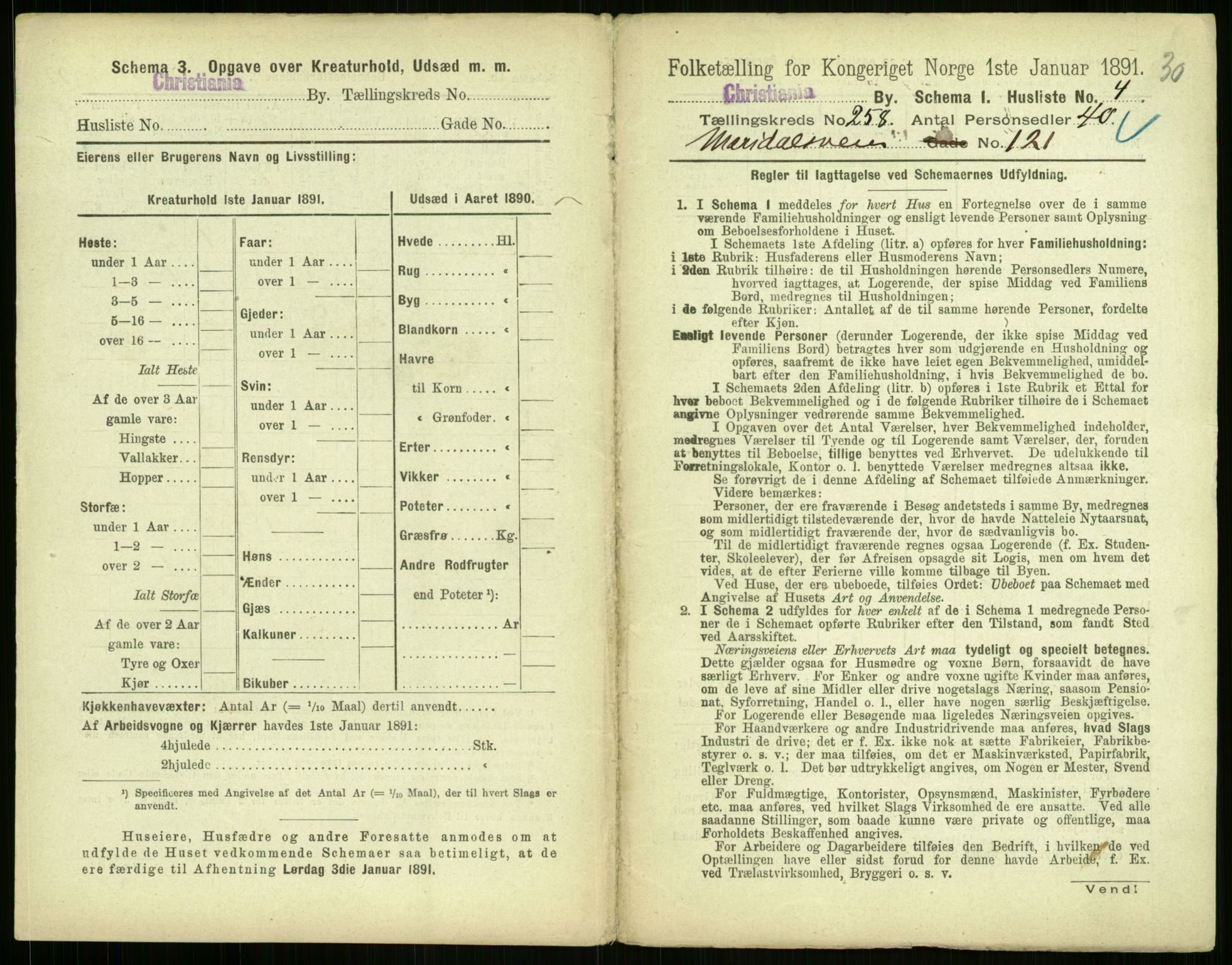 RA, 1891 census for 0301 Kristiania, 1891, p. 157082