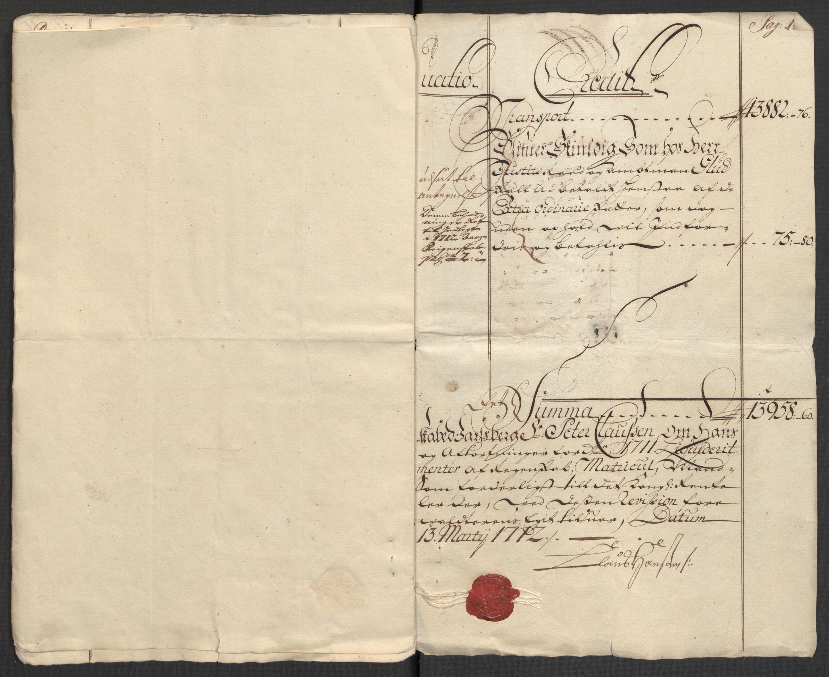 Rentekammeret inntil 1814, Reviderte regnskaper, Fogderegnskap, AV/RA-EA-4092/R32/L1876: Fogderegnskap Jarlsberg grevskap, 1711, p. 18