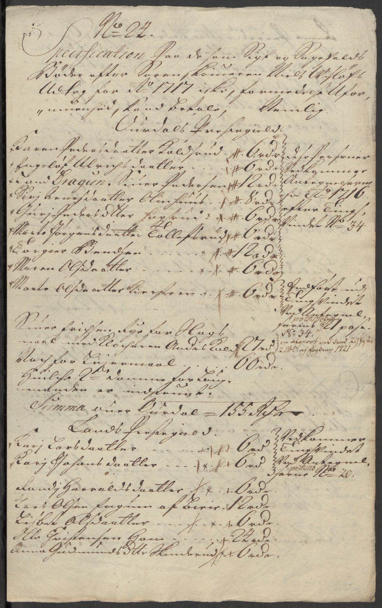 Rentekammeret inntil 1814, Reviderte regnskaper, Fogderegnskap, RA/EA-4092/R18/L1318: Fogderegnskap Hadeland, Toten og Valdres, 1717, p. 196