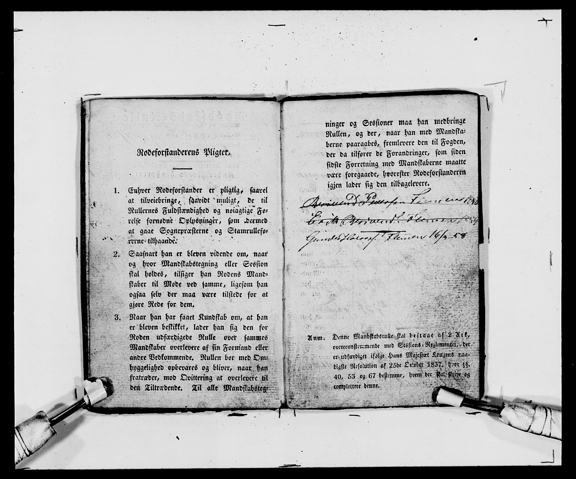 Generalitets- og kommissariatskollegiet, Det kongelige norske kommissariatskollegium, AV/RA-EA-5420/E/Eh/L0120: Tingvollske kompani, 1850-1870, p. 271