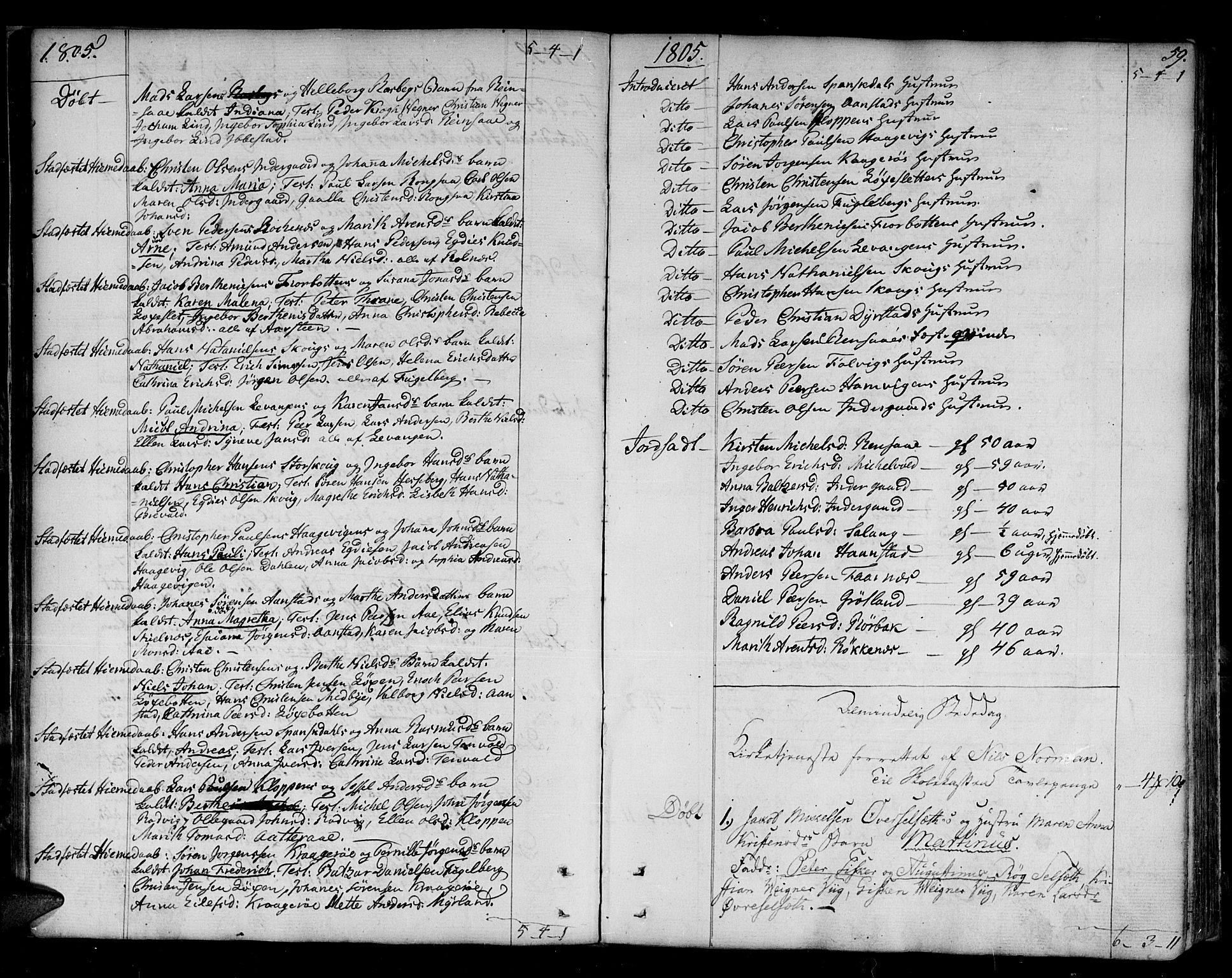 Ibestad sokneprestembete, SATØ/S-0077/H/Ha/Haa/L0004kirke: Parish register (official) no. 4, 1801-1824, p. 59