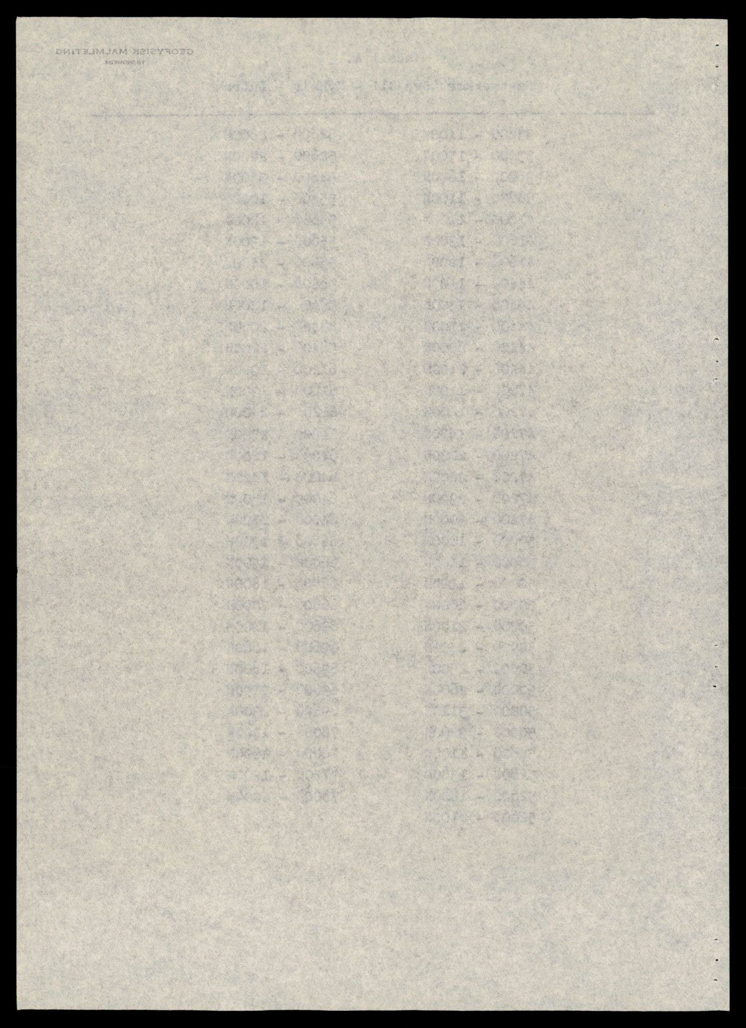 Direktoratet for mineralforvaltning , SAT/A-1562/F/L0433: Rapporter, 1912-1986, p. 506