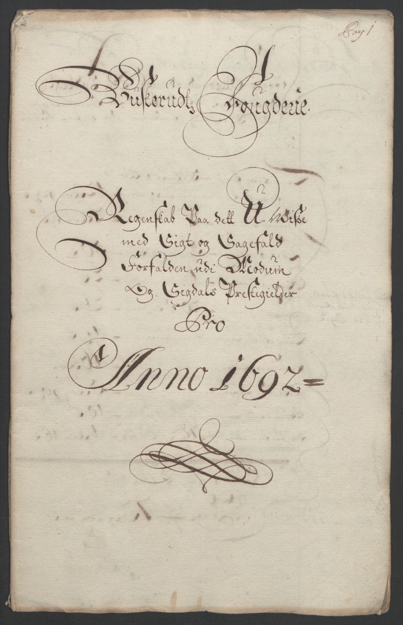 Rentekammeret inntil 1814, Reviderte regnskaper, Fogderegnskap, RA/EA-4092/R25/L1681: Fogderegnskap Buskerud, 1691-1692, p. 338