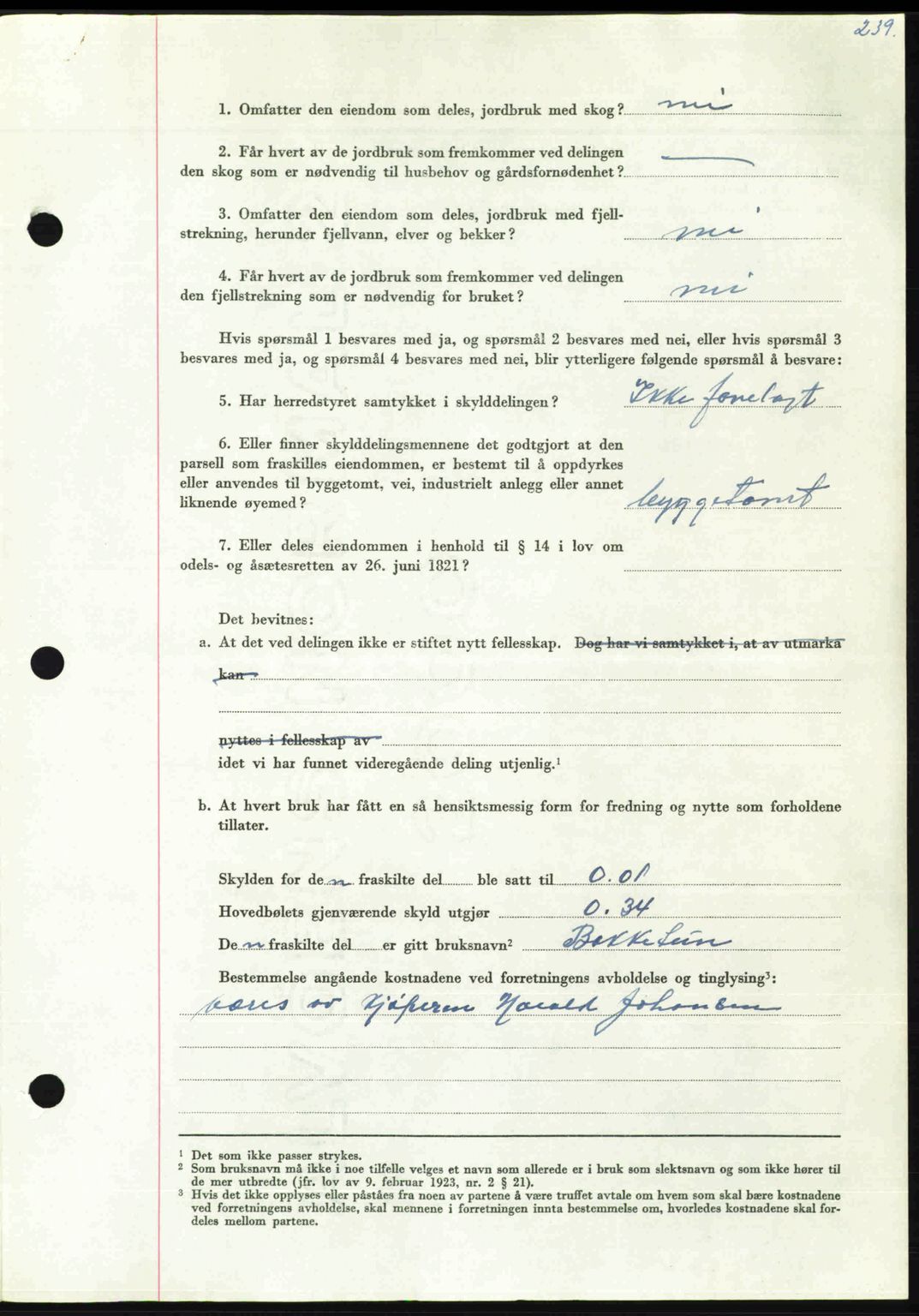 Nordmøre sorenskriveri, AV/SAT-A-4132/1/2/2Ca: Mortgage book no. A115, 1950-1950, Diary no: : 1654/1950