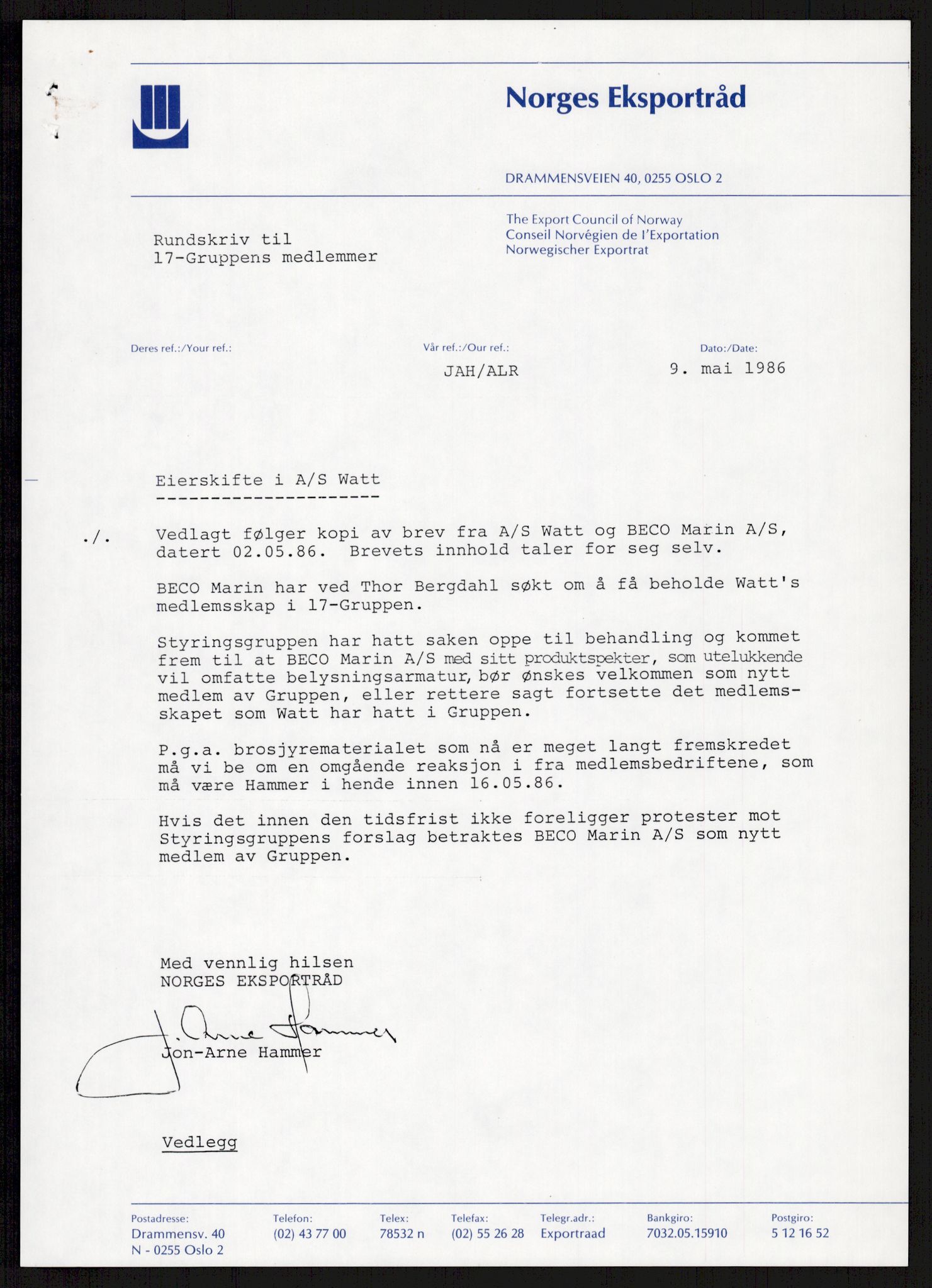 "17-Gruppen Kina", AV/RA-PA-1688/A/L0001: Møtereferater, 1979-1986, p. 277