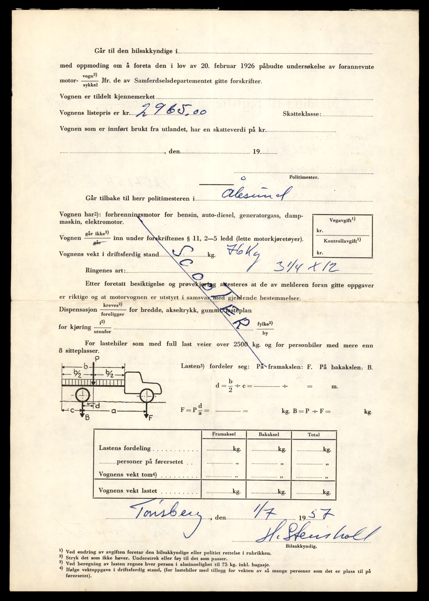 Møre og Romsdal vegkontor - Ålesund trafikkstasjon, AV/SAT-A-4099/F/Fe/L0040: Registreringskort for kjøretøy T 13531 - T 13709, 1927-1998, p. 2038