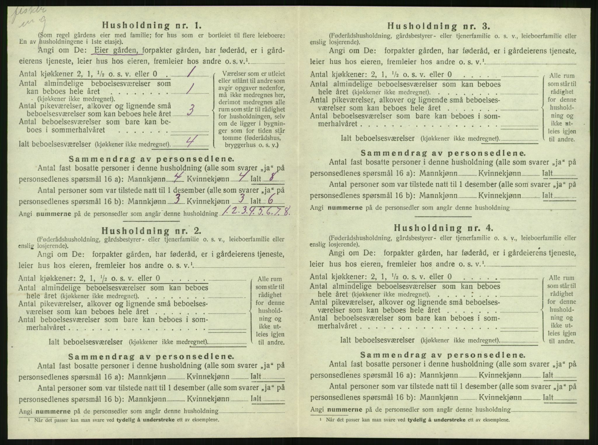 SAT, 1920 census for Brønnøy, 1920, p. 1065