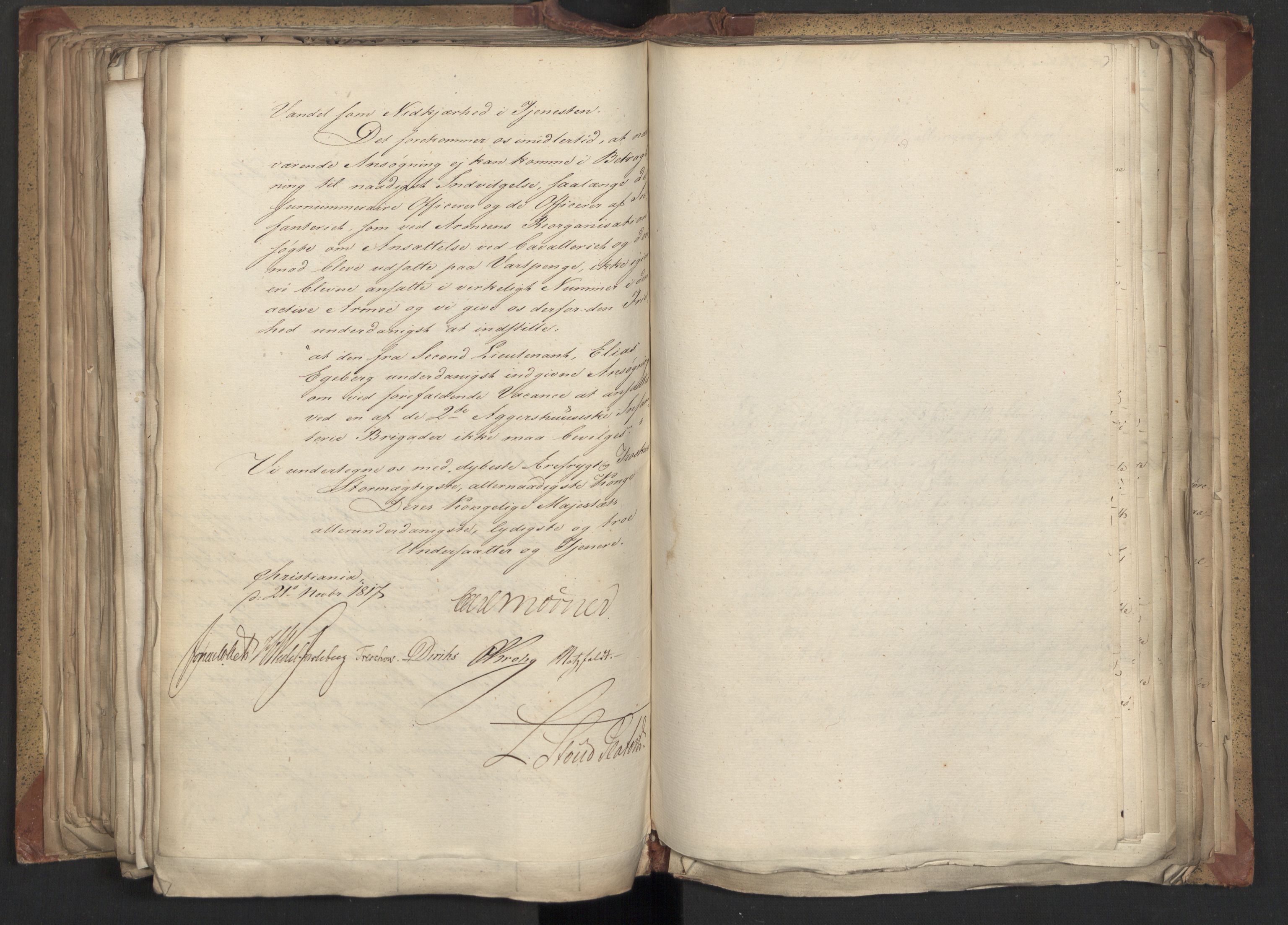 Statsrådsavdelingen i Stockholm, AV/RA-S-1003/D/Da/L0011: Regjeringsinnstillinger nr. 2393-2586, 1817, p. 311