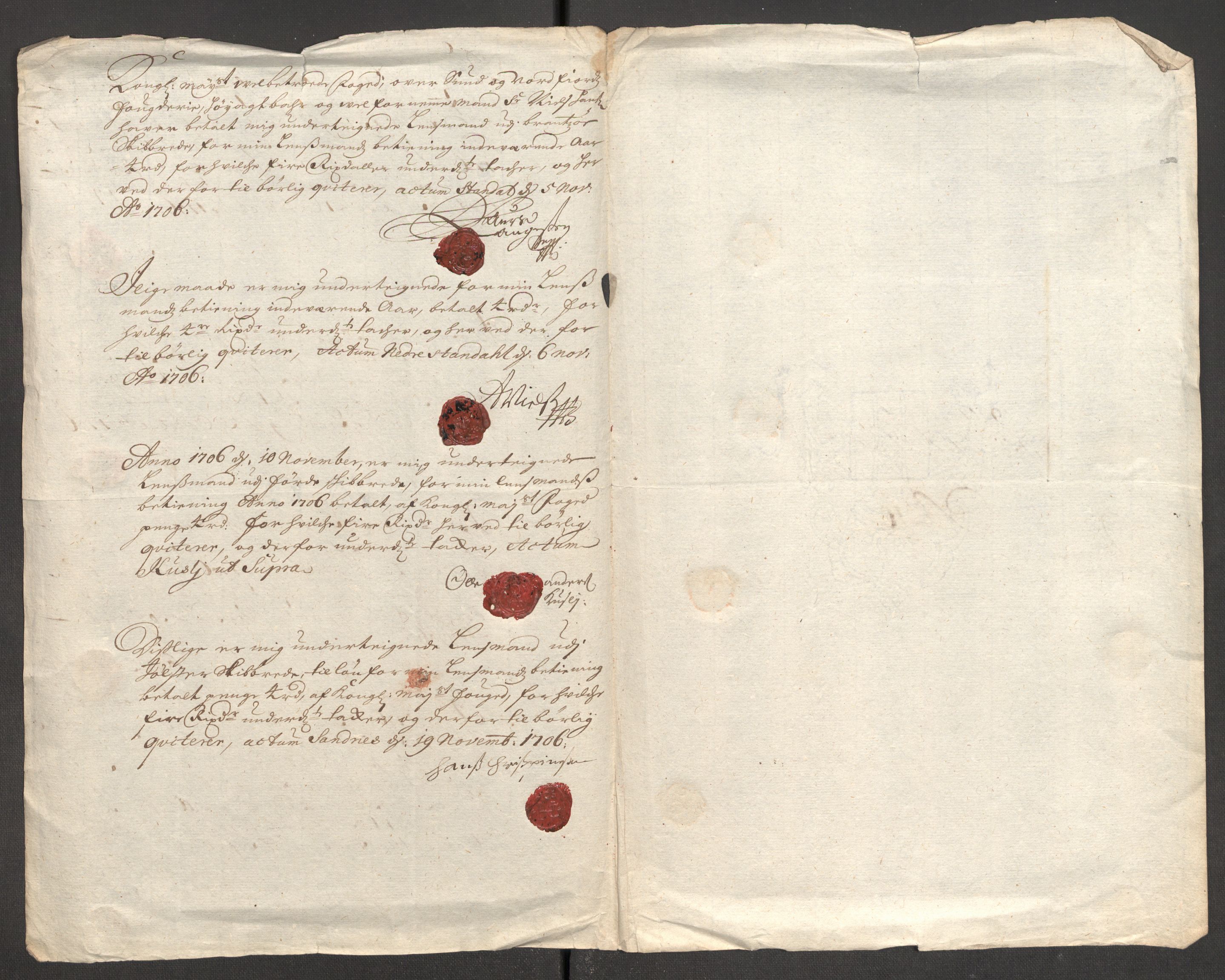 Rentekammeret inntil 1814, Reviderte regnskaper, Fogderegnskap, RA/EA-4092/R53/L3430: Fogderegnskap Sunn- og Nordfjord, 1706-1707, p. 165