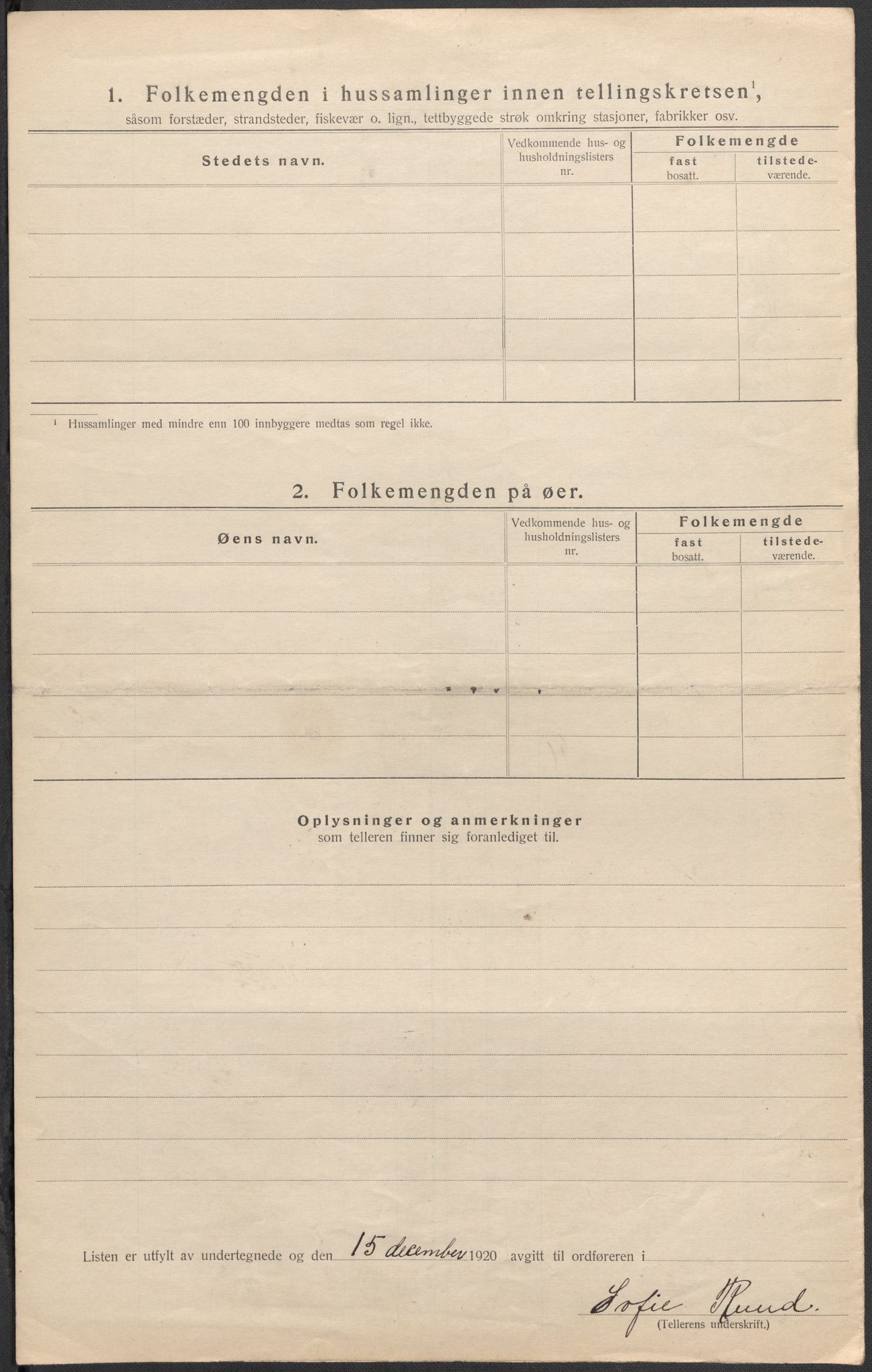 SAKO, 1920 census for Ytre Sandsvær, 1920, p. 16