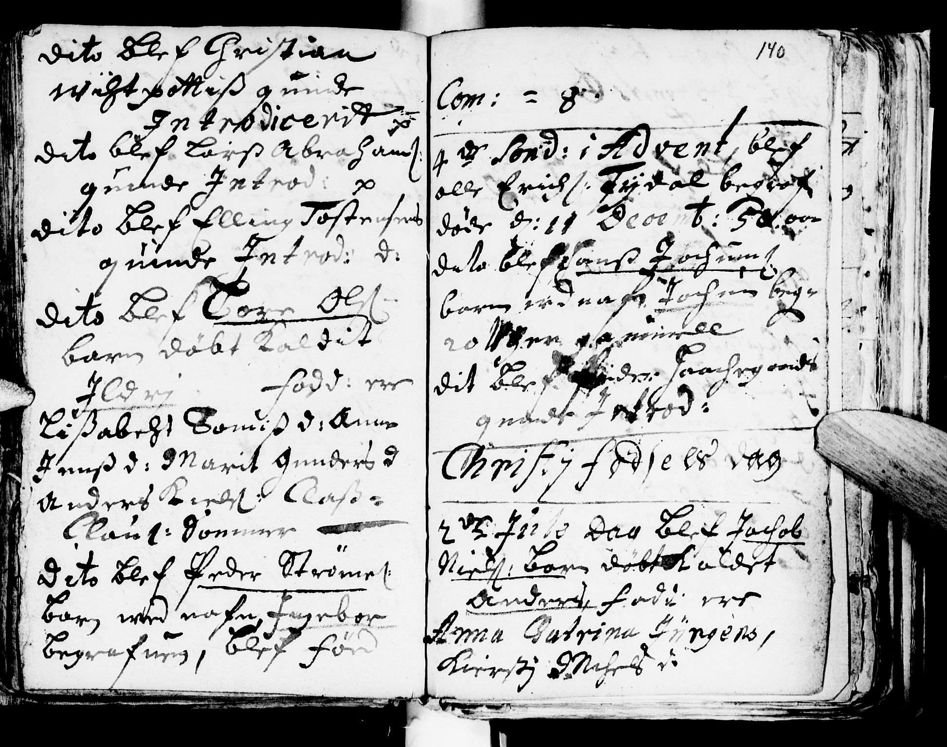 Ministerialprotokoller, klokkerbøker og fødselsregistre - Sør-Trøndelag, SAT/A-1456/681/L0923: Parish register (official) no. 681A01, 1691-1700, p. 140