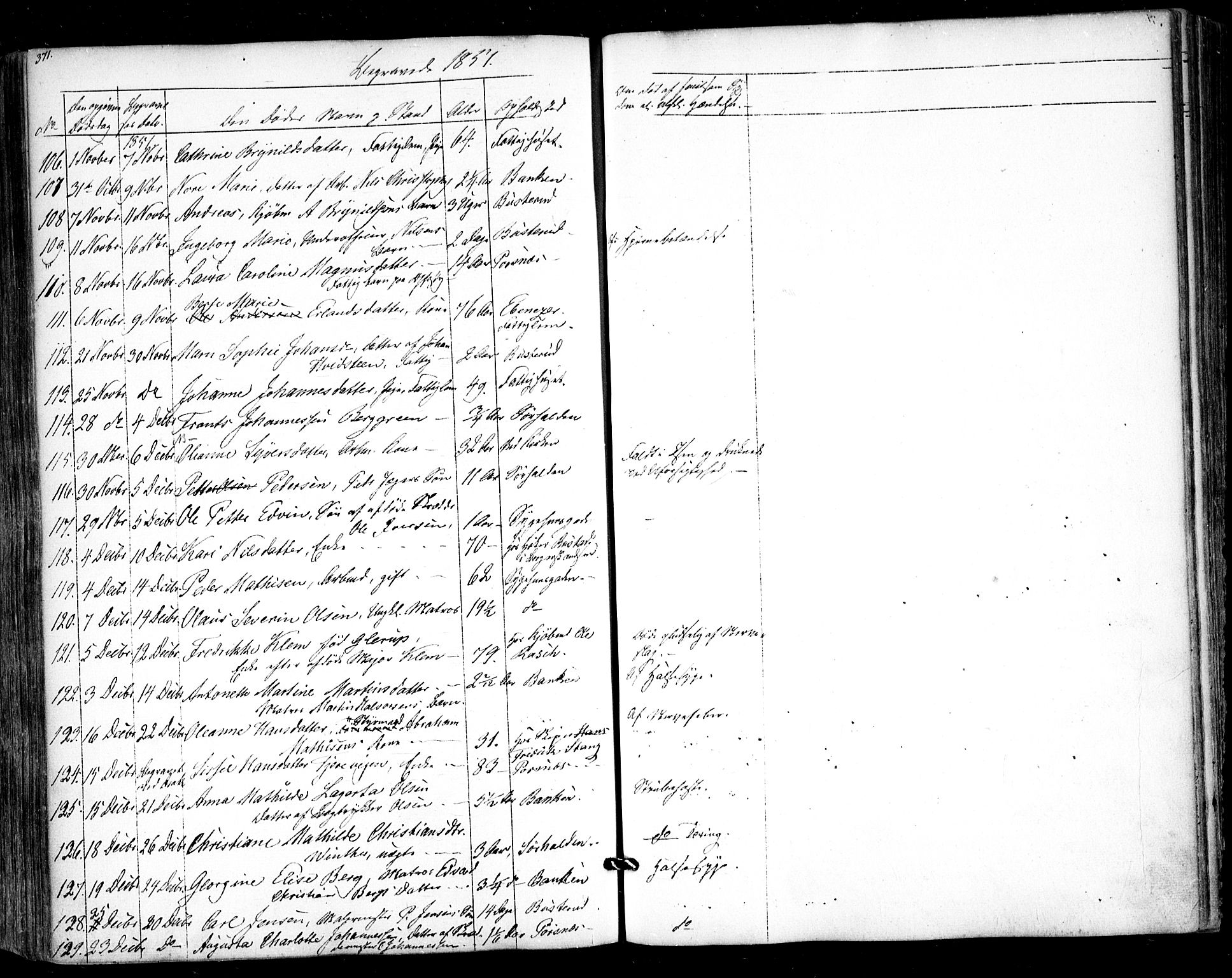 Halden prestekontor Kirkebøker, AV/SAO-A-10909/F/Fa/L0006: Parish register (official) no. I 6, 1845-1856, p. 371