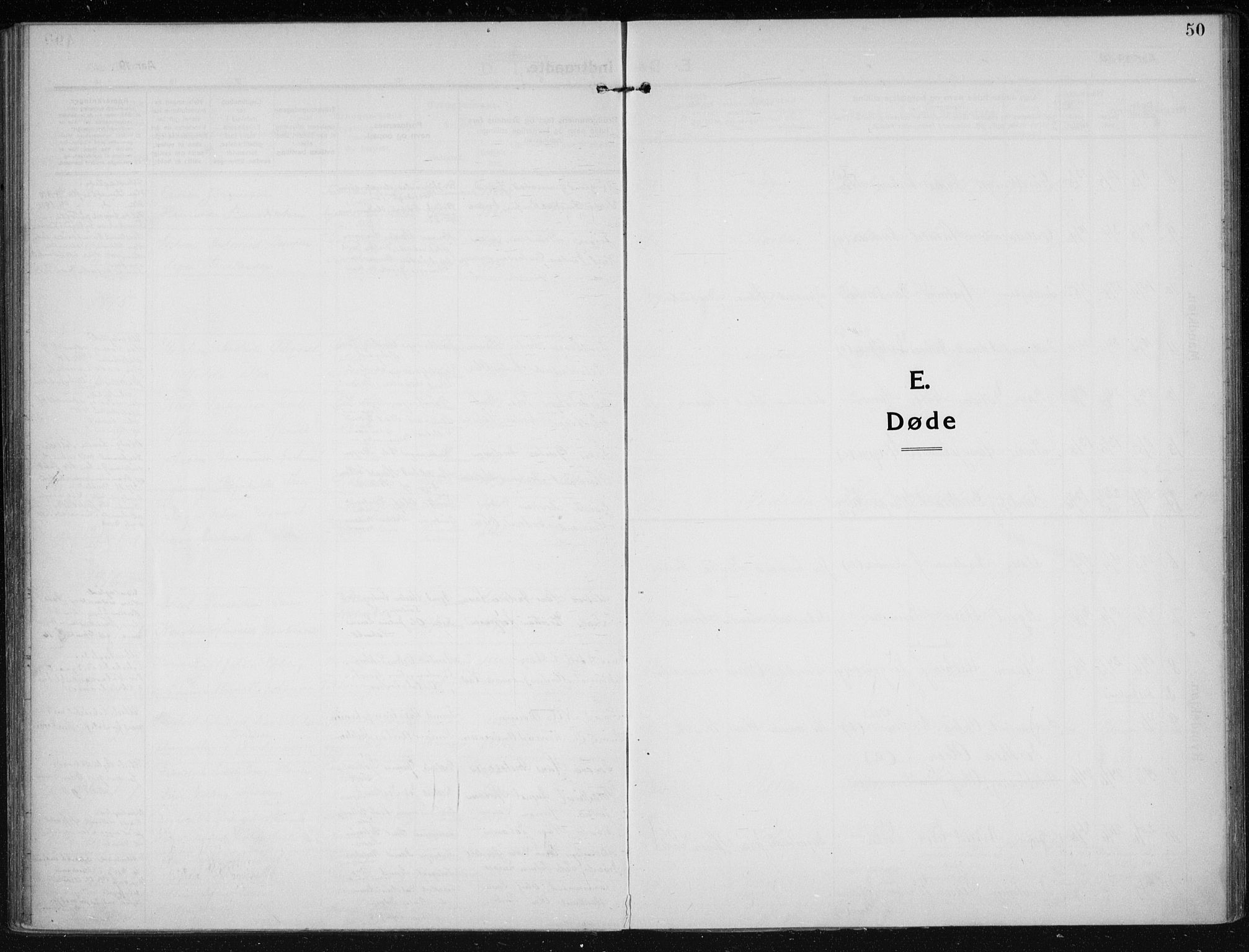 Hurum kirkebøker, SAKO/A-229/F/Fa/L0017: Parish register (official) no. 17, 1910-1925, p. 50