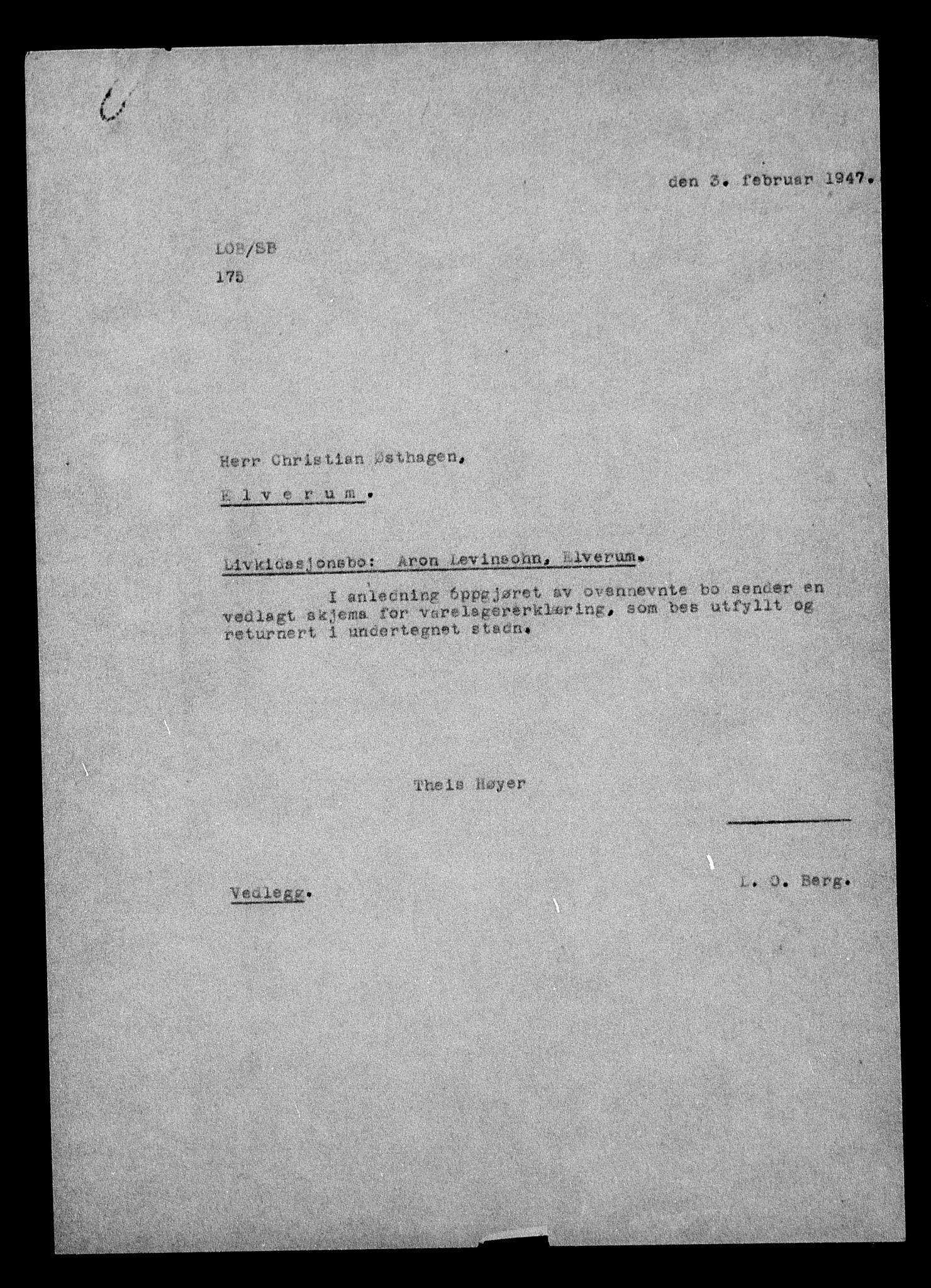 Justisdepartementet, Tilbakeføringskontoret for inndratte formuer, AV/RA-S-1564/H/Hc/Hcd/L1003: --, 1945-1947, p. 8