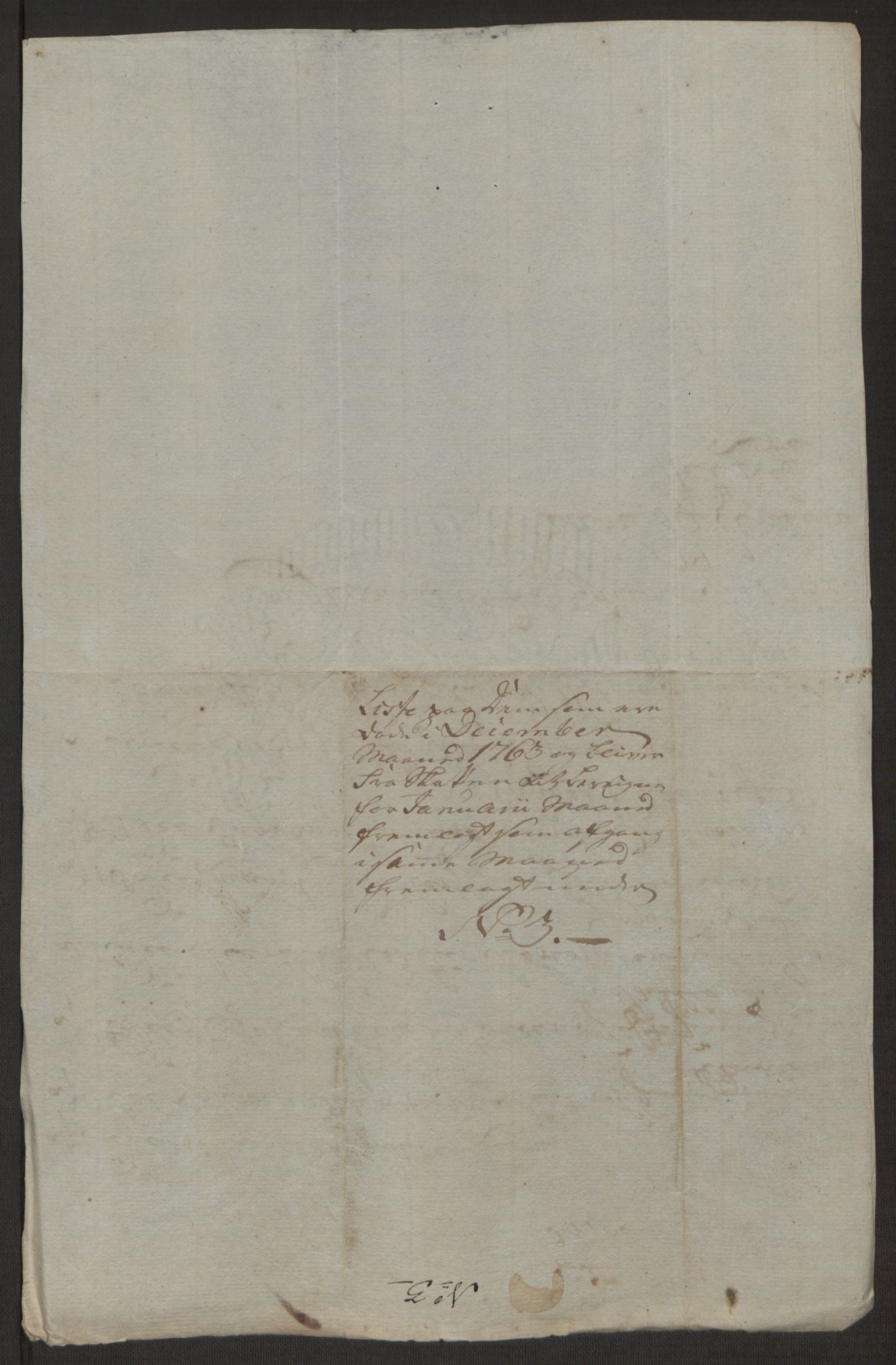 Rentekammeret inntil 1814, Reviderte regnskaper, Byregnskaper, AV/RA-EA-4066/R/Rm/L0265/0001: [M6] Kontribusjonsregnskap / Ekstraskatt, 1762-1764, p. 199