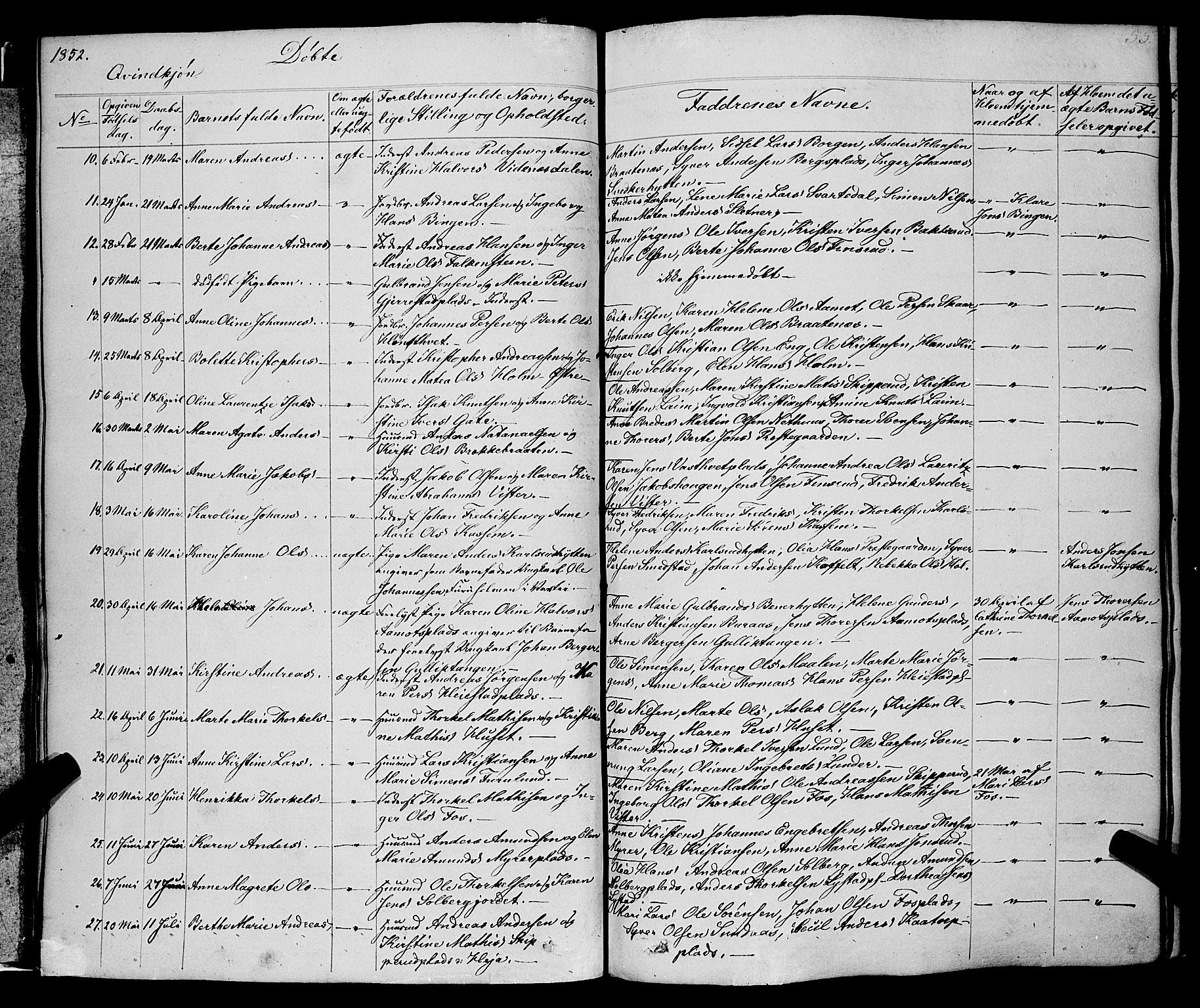 Skiptvet prestekontor Kirkebøker, SAO/A-20009/F/Fa/L0006: Parish register (official) no. 6, 1839-1860, p. 55