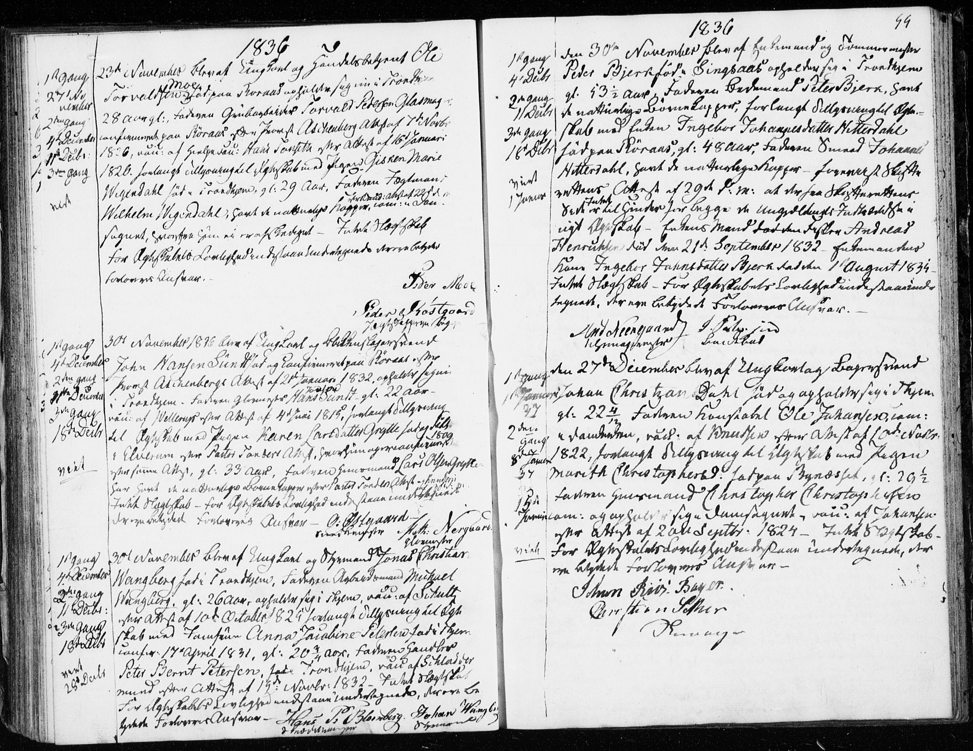 Ministerialprotokoller, klokkerbøker og fødselsregistre - Sør-Trøndelag, SAT/A-1456/601/L0046: Parish register (official) no. 601A14, 1830-1841, p. 55