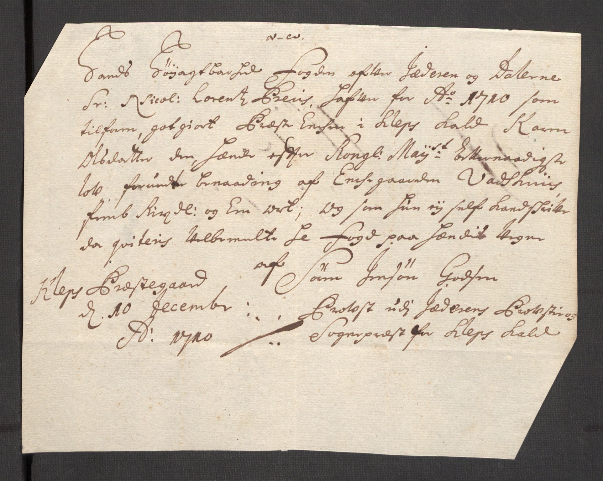 Rentekammeret inntil 1814, Reviderte regnskaper, Fogderegnskap, AV/RA-EA-4092/R46/L2734: Fogderegnskap Jæren og Dalane, 1709-1710, p. 157