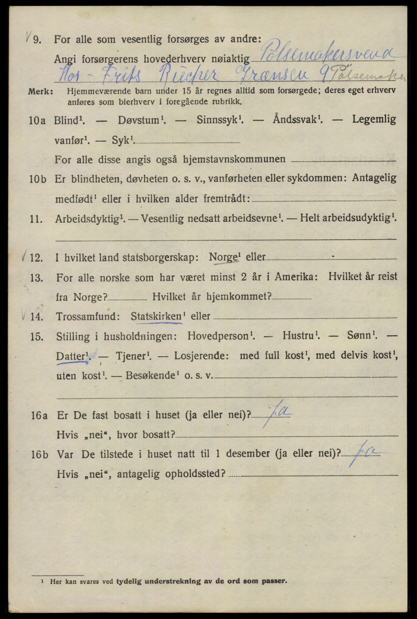 SAO, 1920 census for Kristiania, 1920, p. 153462