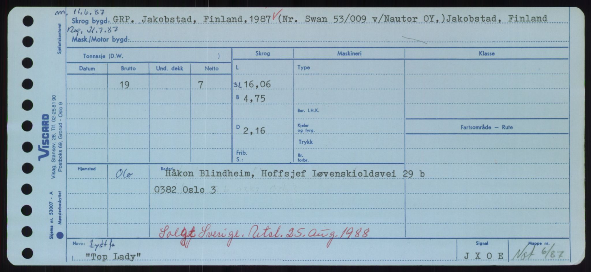 Sjøfartsdirektoratet med forløpere, Skipsmålingen, RA/S-1627/H/Hd/L0039: Fartøy, Ti-Tø, p. 191