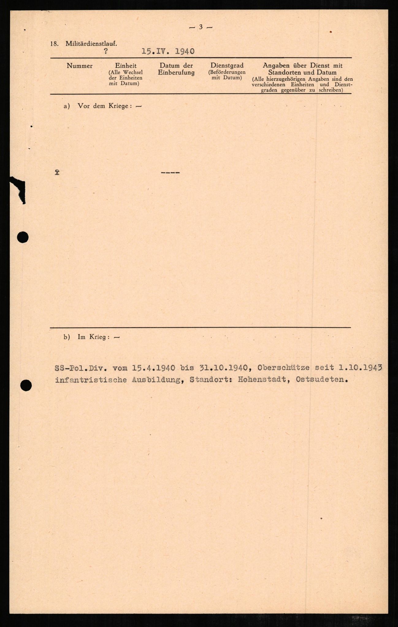 Forsvaret, Forsvarets overkommando II, RA/RAFA-3915/D/Db/L0005: CI Questionaires. Tyske okkupasjonsstyrker i Norge. Tyskere., 1945-1946, p. 348