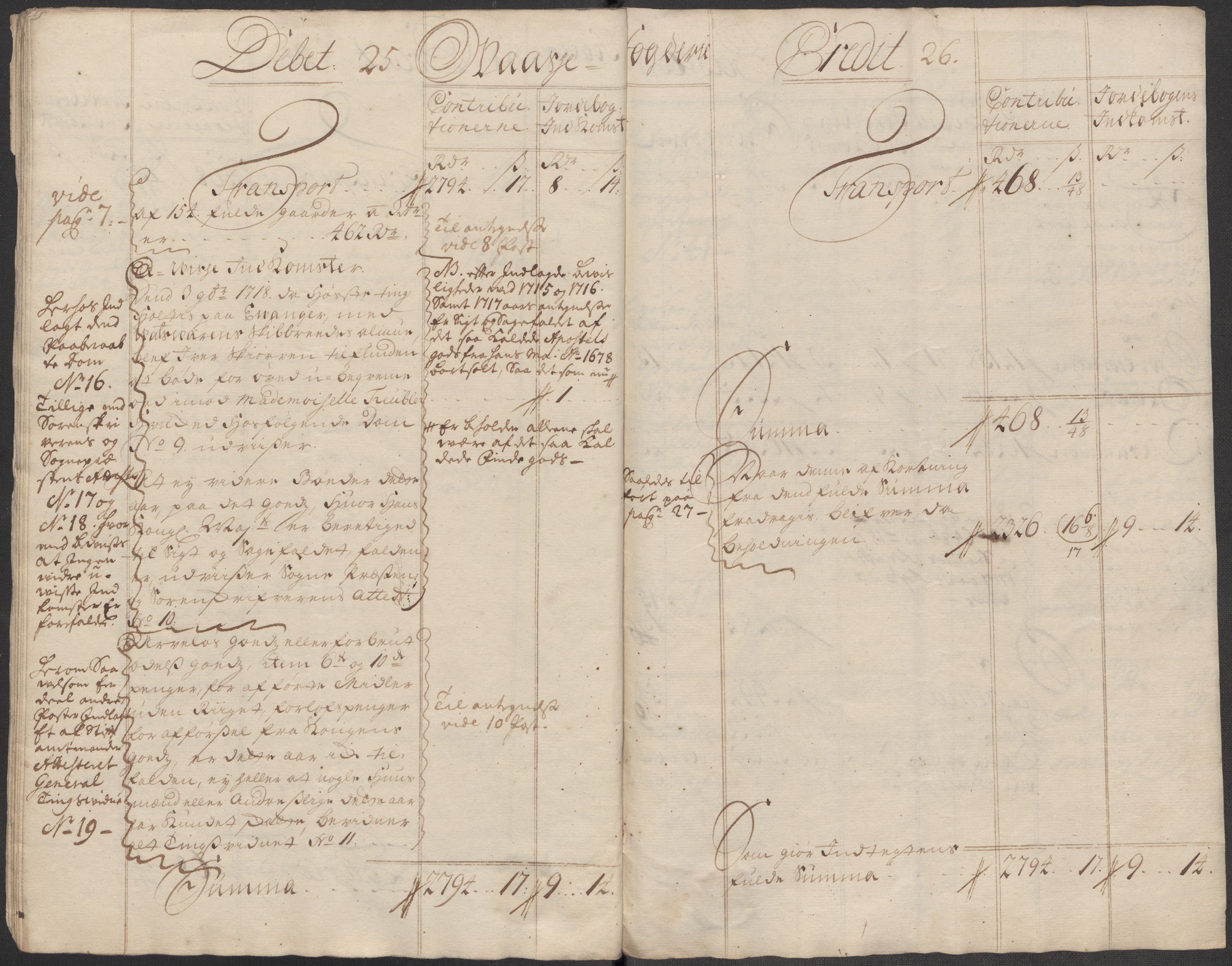 Rentekammeret inntil 1814, Reviderte regnskaper, Fogderegnskap, RA/EA-4092/R51/L3202: Fogderegnskap Nordhordland og Voss, 1718, p. 21