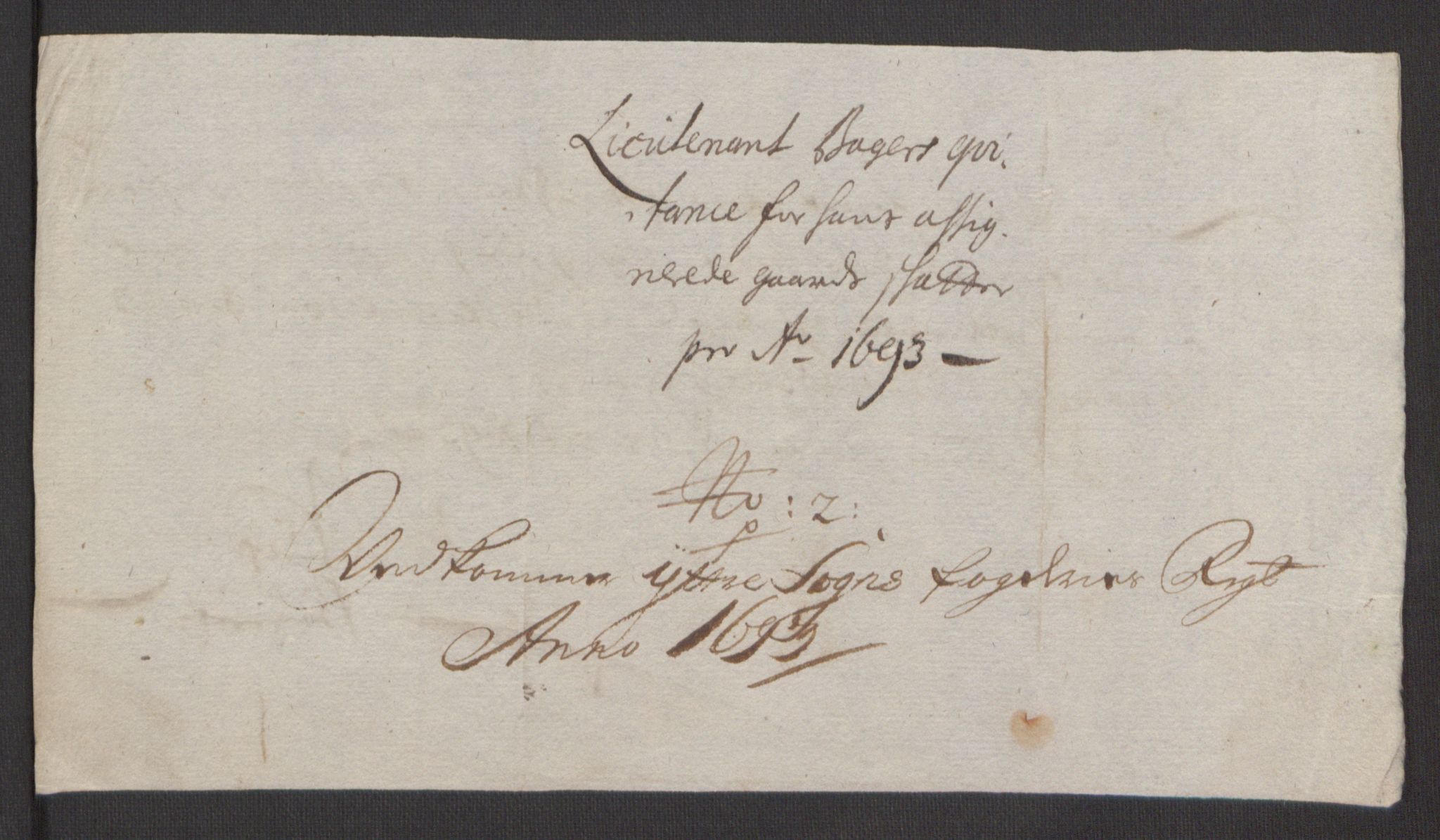 Rentekammeret inntil 1814, Reviderte regnskaper, Fogderegnskap, AV/RA-EA-4092/R52/L3307: Fogderegnskap Sogn, 1693-1694, p. 247