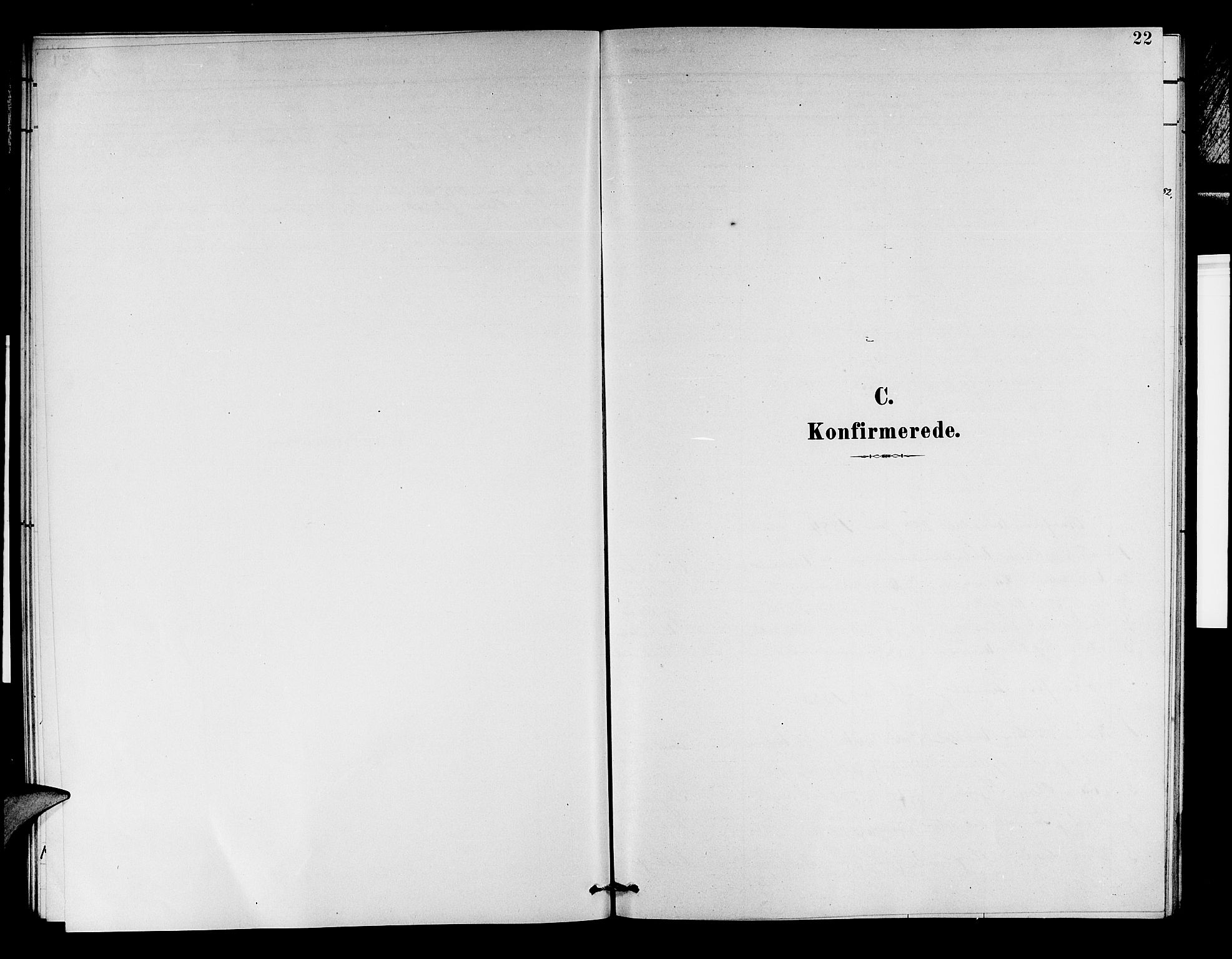 Aurland sokneprestembete, SAB/A-99937/H/Hb/Hbd/L0002: Parish register (copy) no. D 2, 1883-1920, p. 22