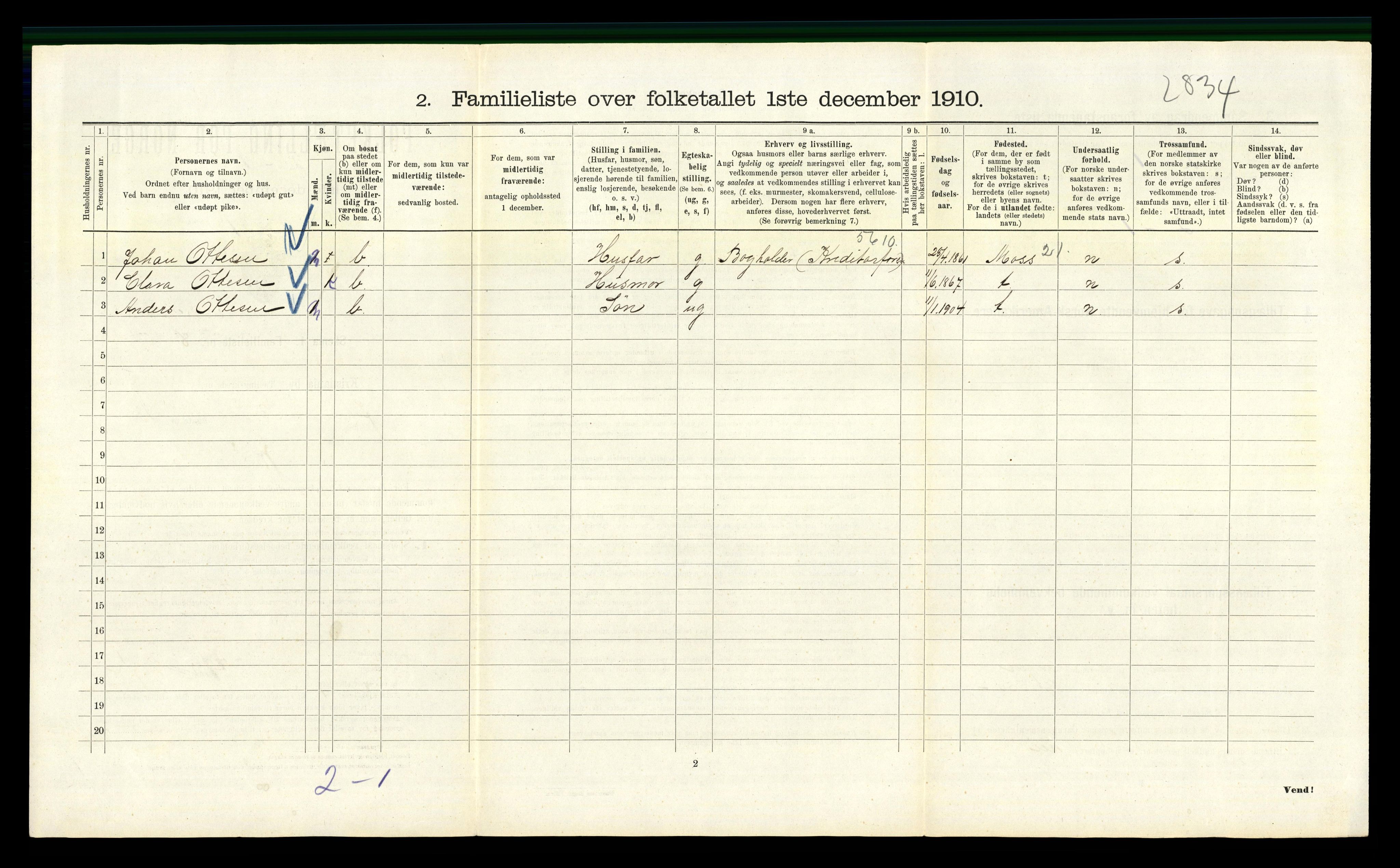 RA, 1910 census for Kristiania, 1910, p. 46232