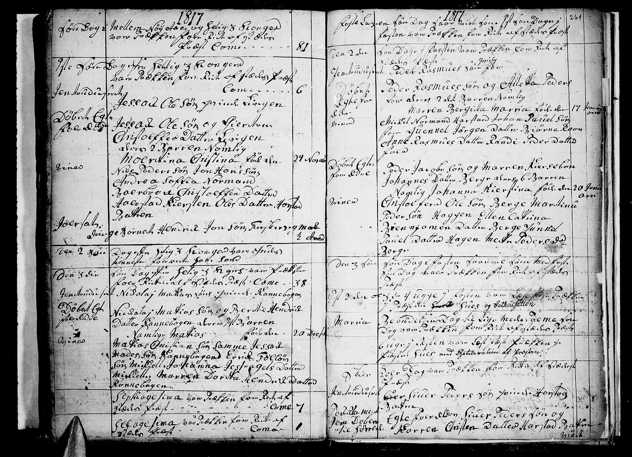 Trondenes sokneprestkontor, AV/SATØ-S-1319/H/Hb/L0002klokker: Parish register (copy) no. 2, 1795-1818, p. 261