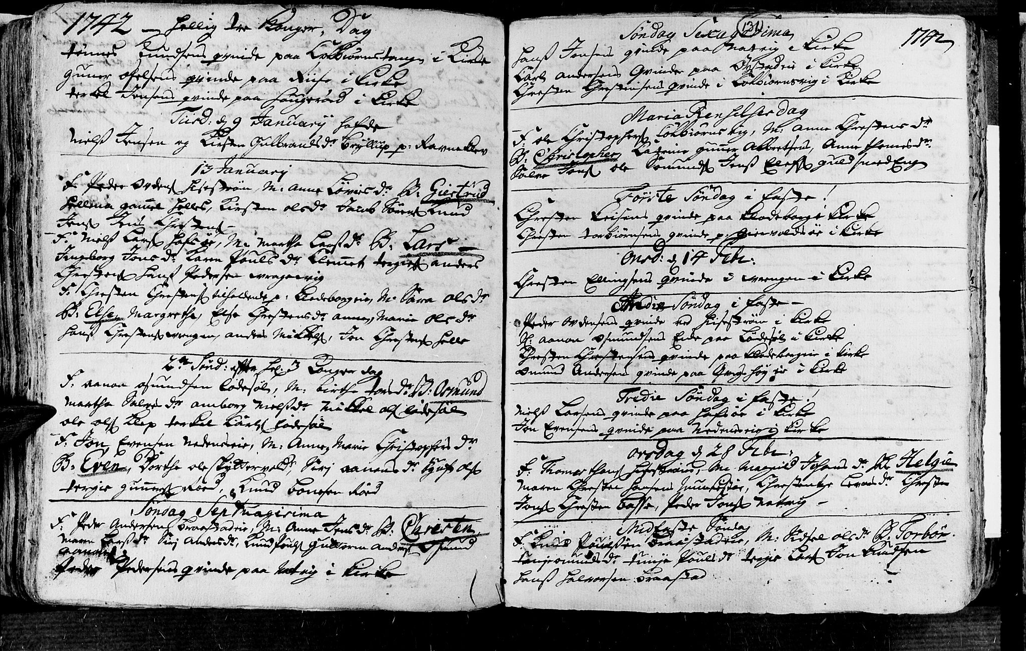 Øyestad sokneprestkontor, AV/SAK-1111-0049/F/Fa/L0004: Parish register (official) no. A 4, 1730-1750, p. 131