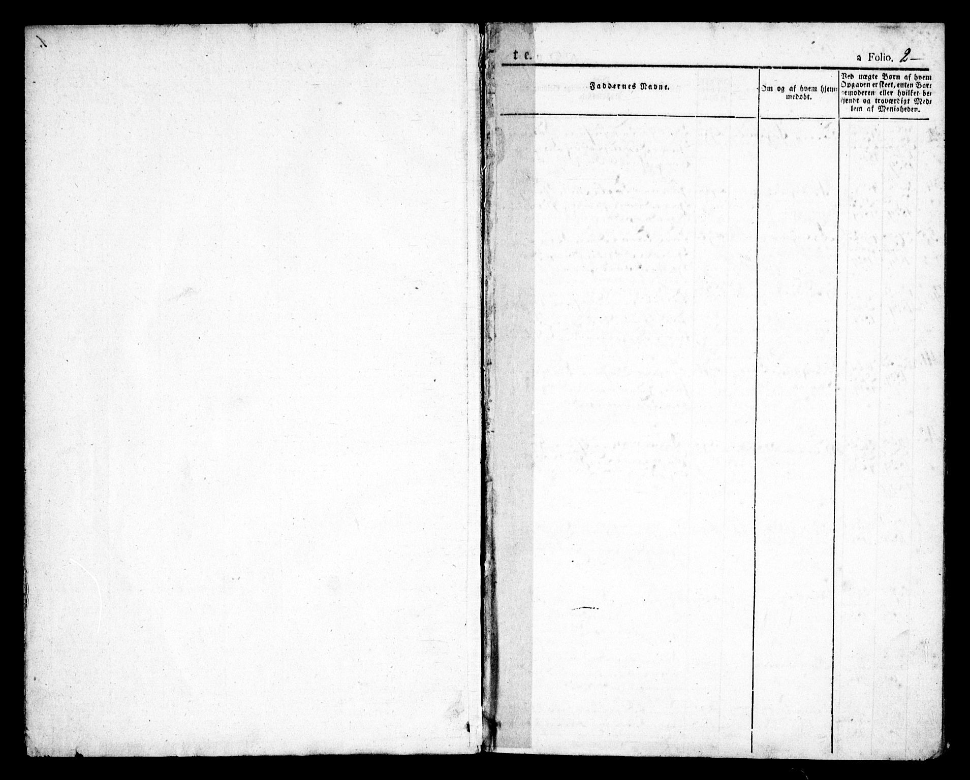 Birkenes sokneprestkontor, SAK/1111-0004/F/Fa/L0001: Parish register (official) no. A 1, 1829-1849, p. 2