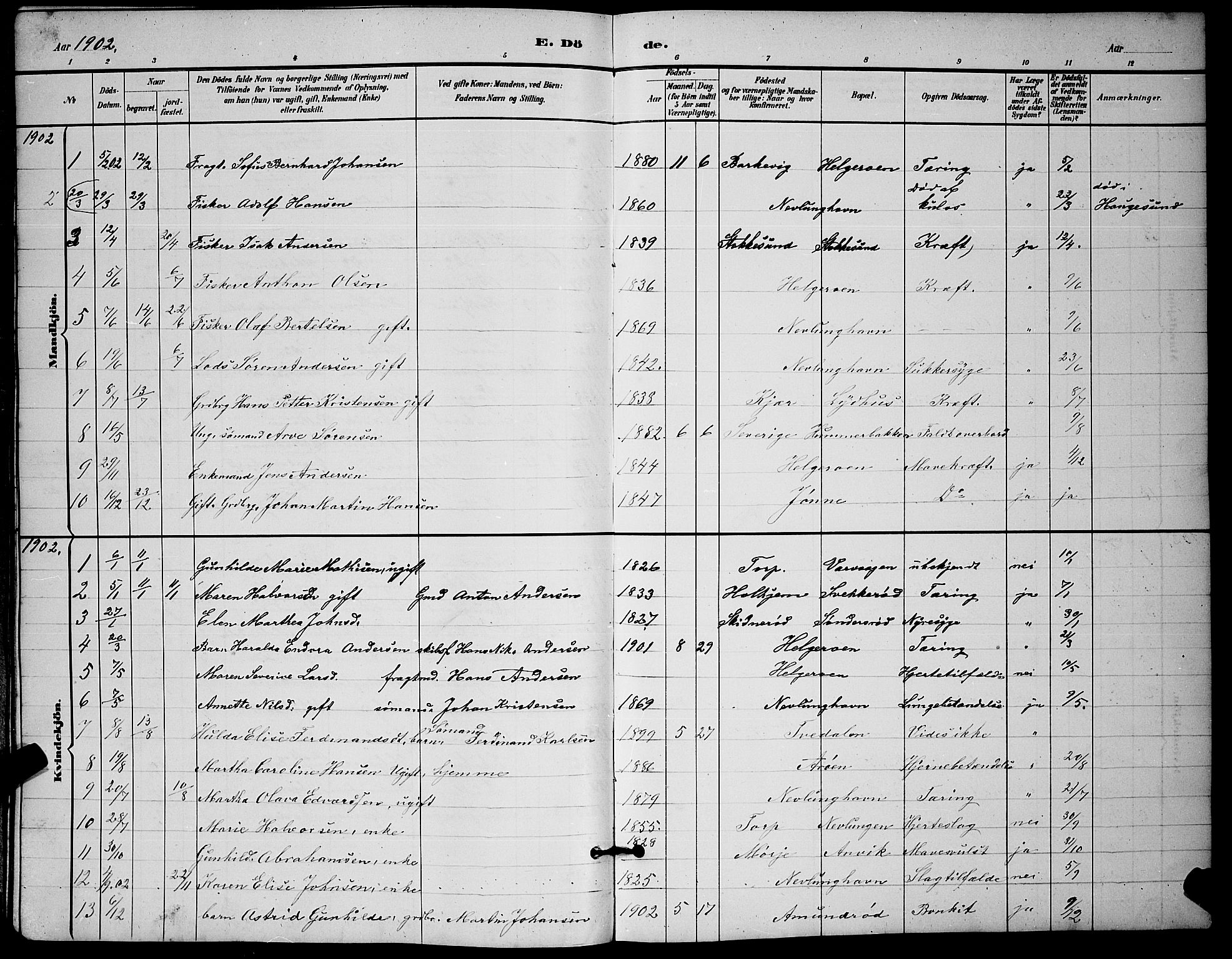 Brunlanes kirkebøker, AV/SAKO-A-342/G/Gb/L0002: Parish register (copy) no. II 2, 1878-1902