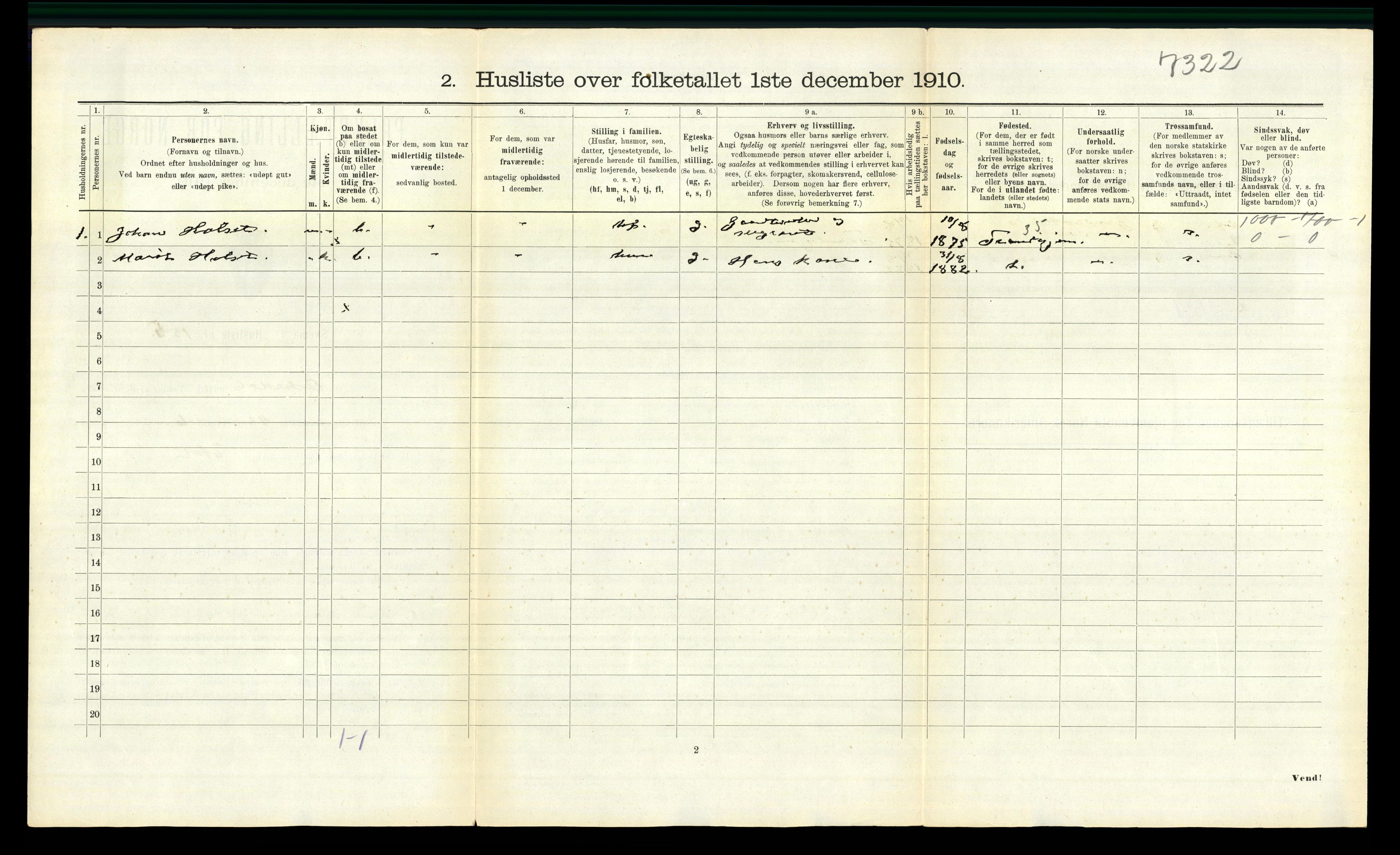 RA, 1910 census for Orkdal, 1910, p. 918